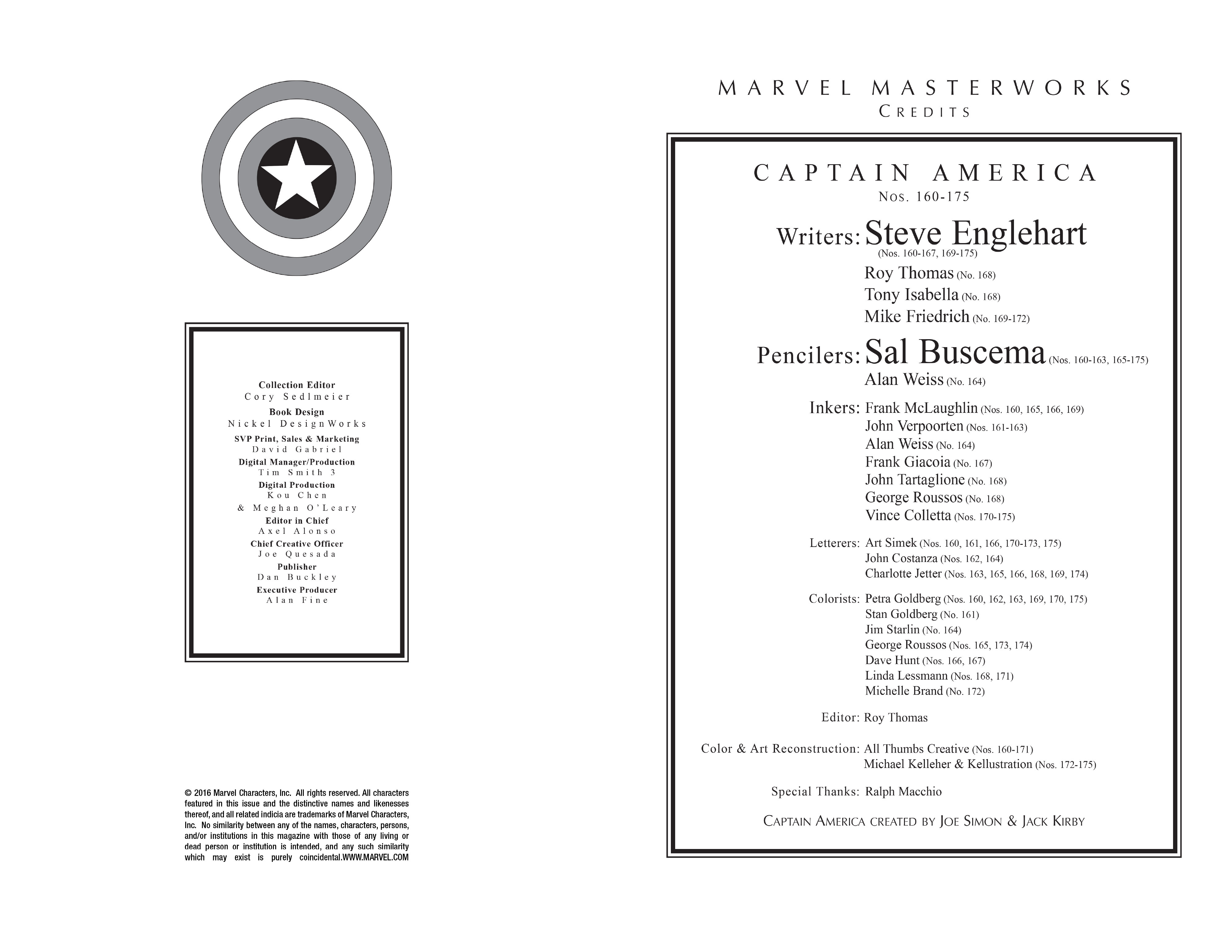 Read online Marvel Masterworks: Captain America comic -  Issue # TPB 8 (Part 1) - 3