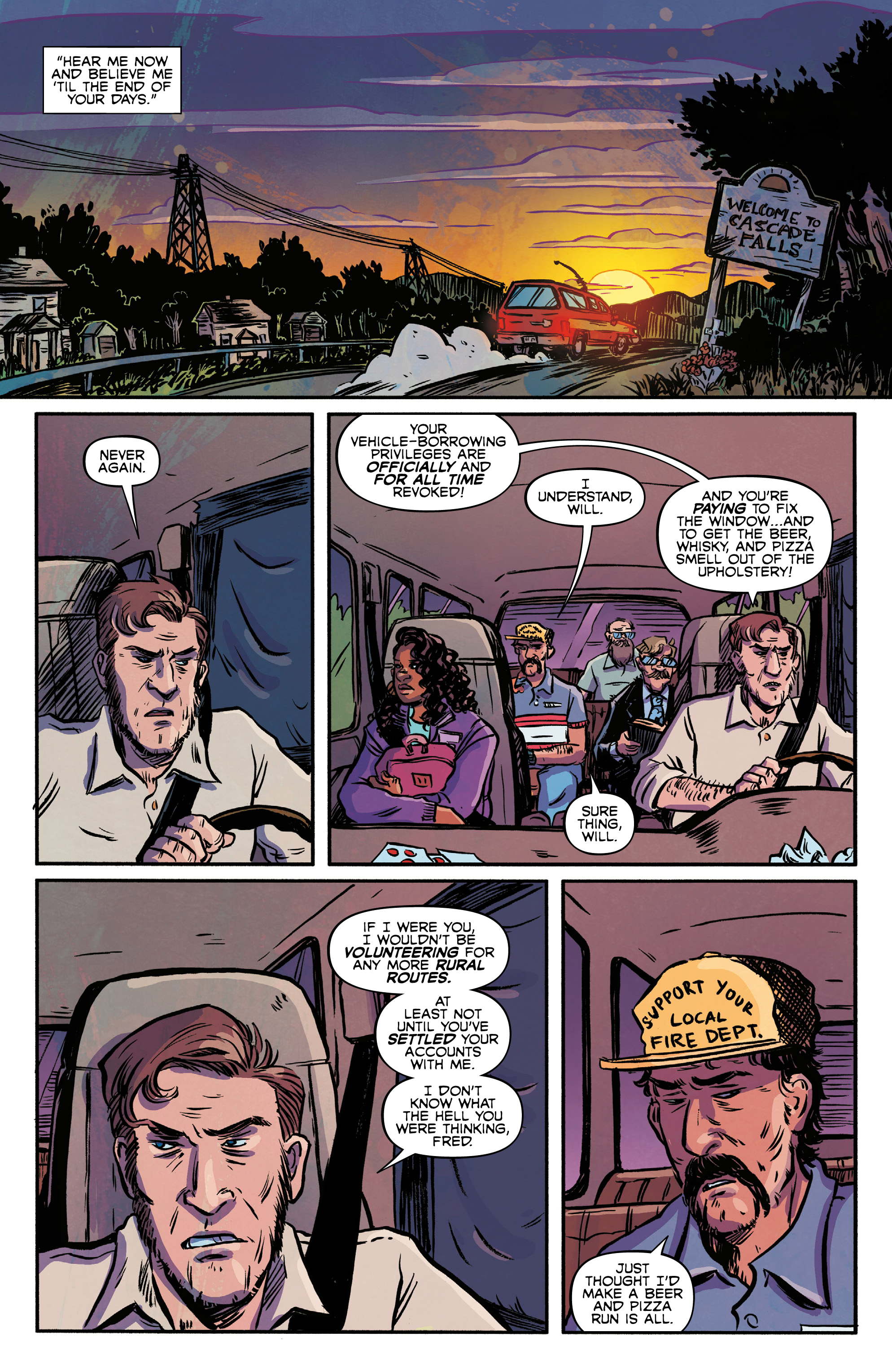 Read online Door to Door, Night by Night comic -  Issue #6 - 22