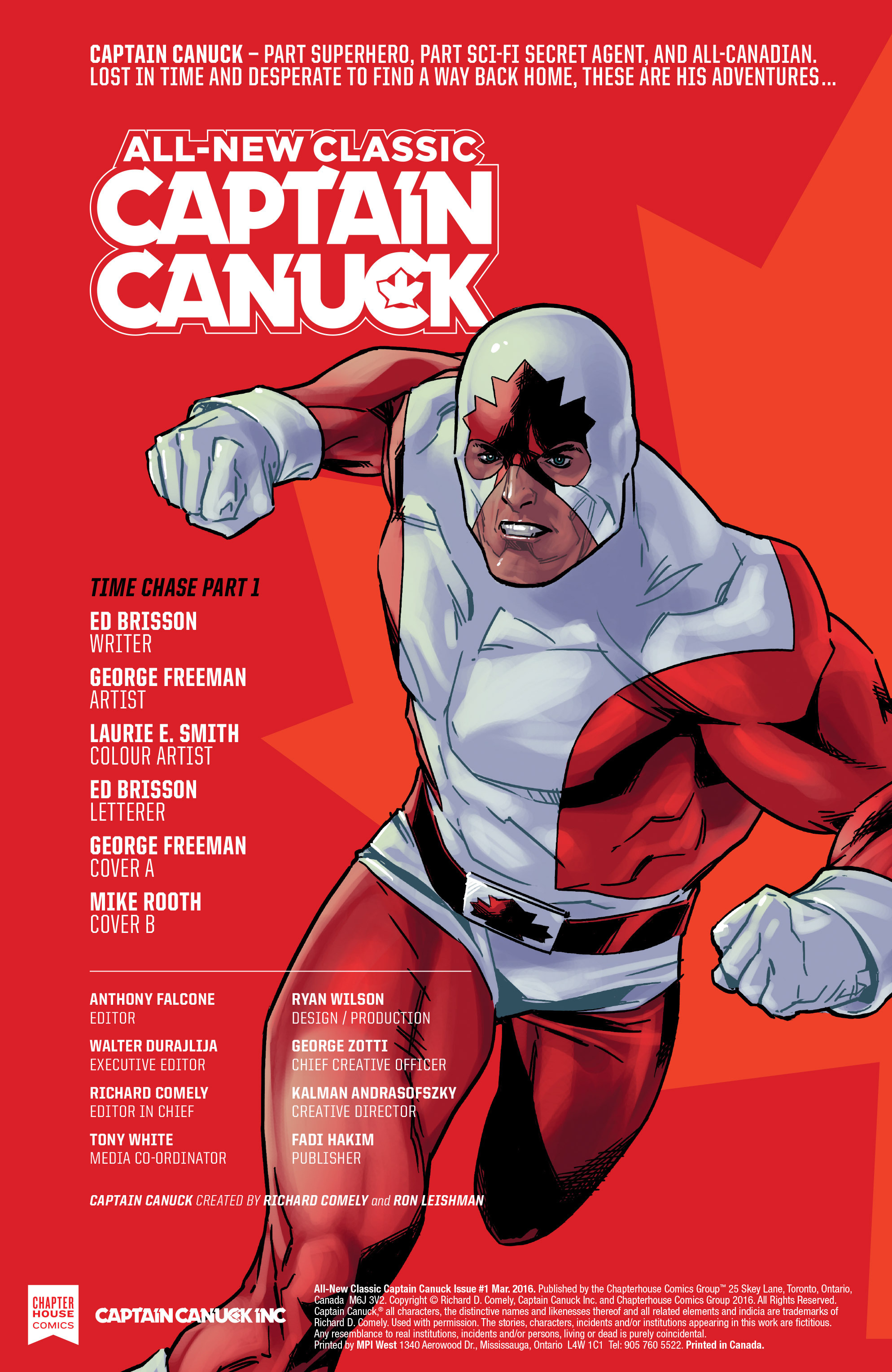 Read online All-New Classic Captain Canuck comic -  Issue #1 - 2