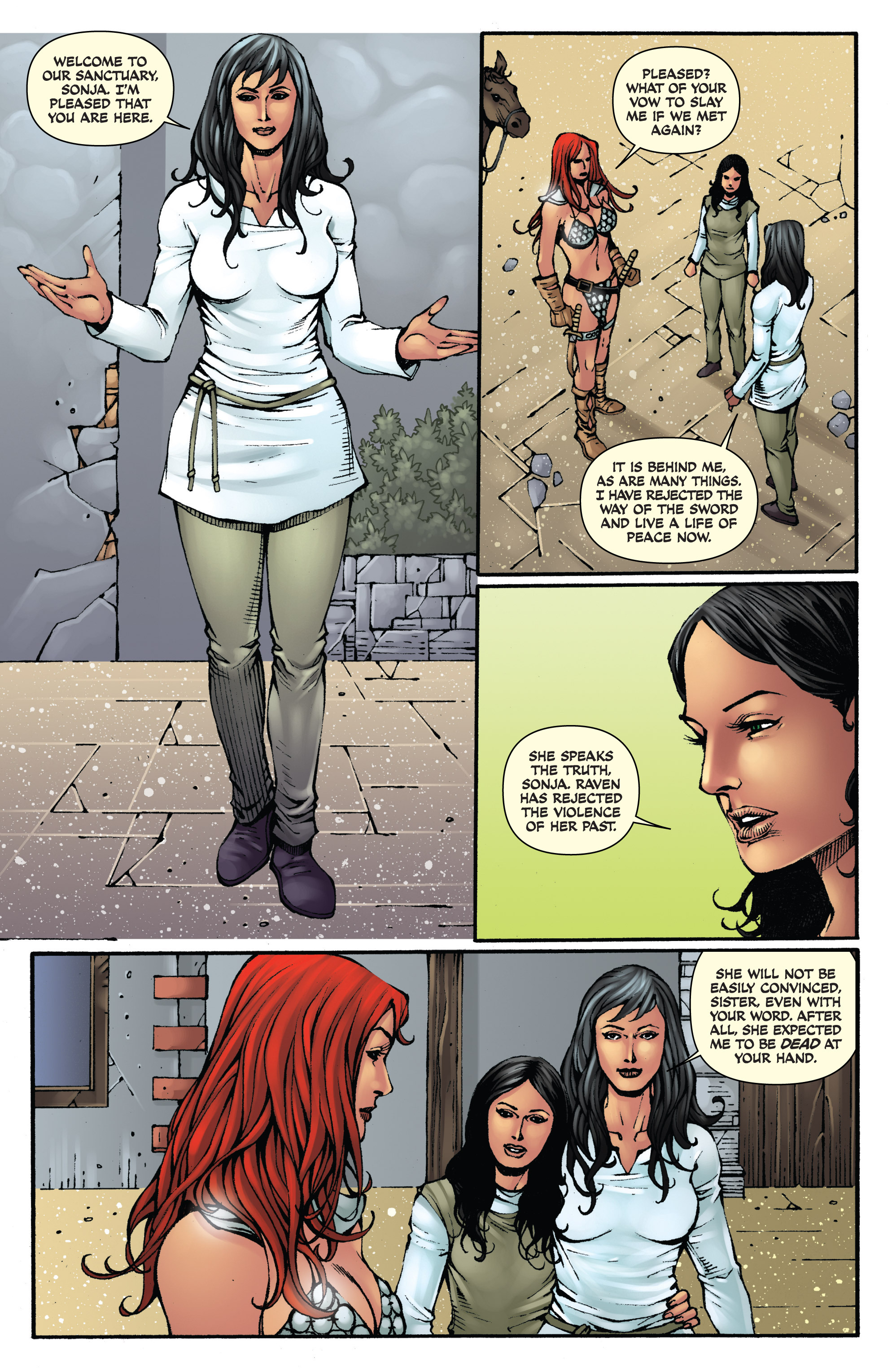 Read online Red Sonja: Sanctuary comic -  Issue # Full - 6