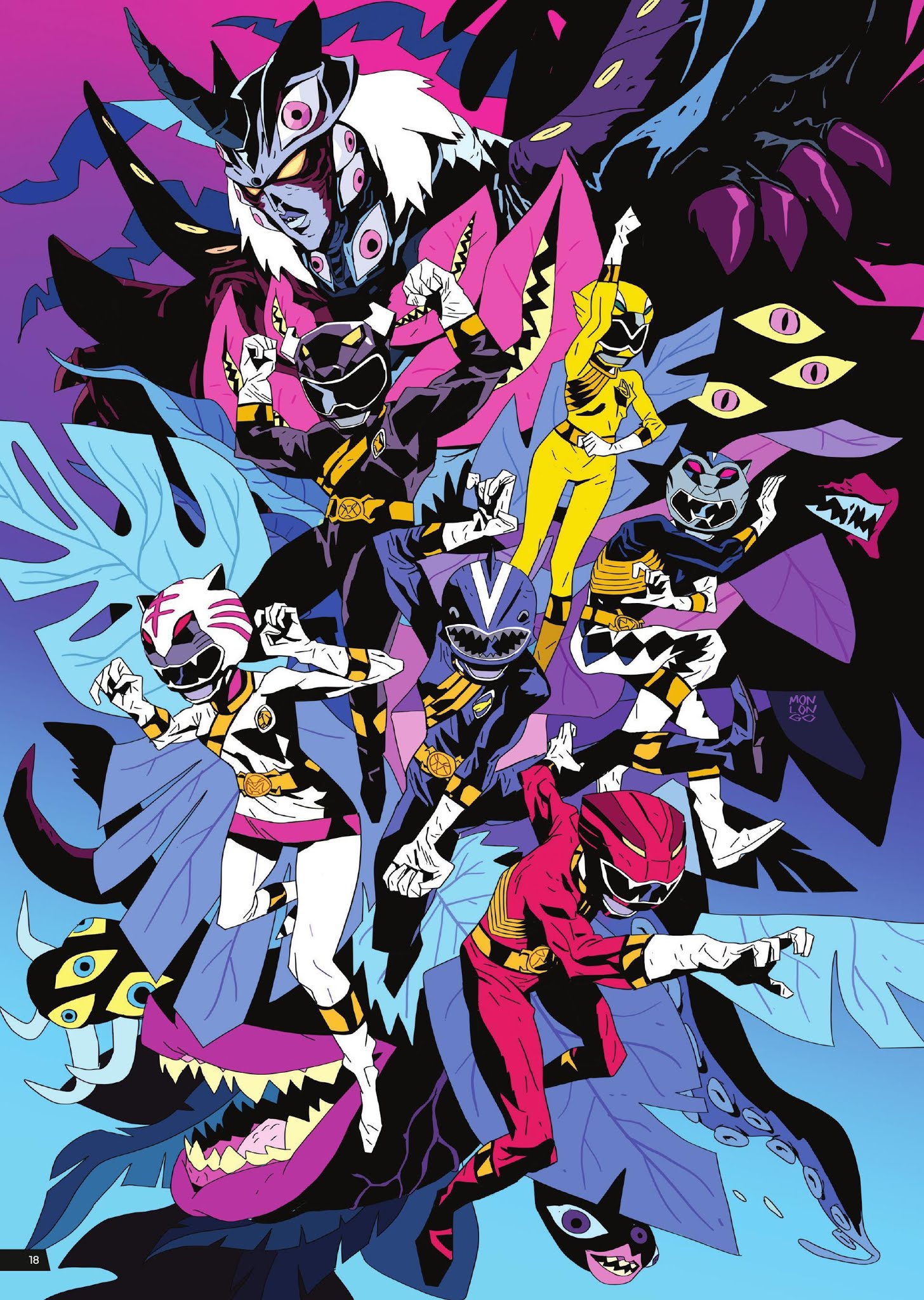 Read online Saban's Power Rangers Artist Tribute comic -  Issue # TPB - 17