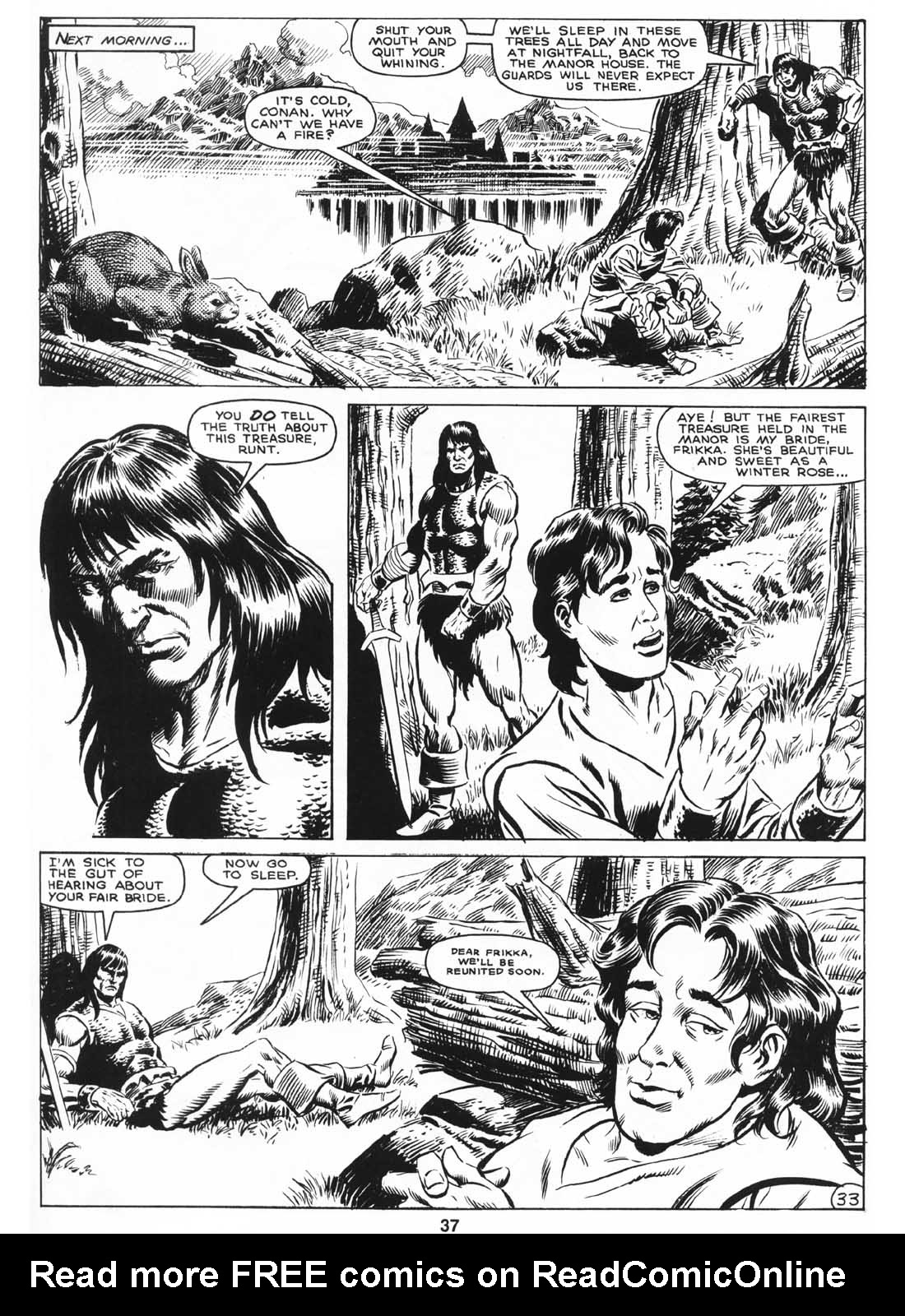Read online The Savage Sword Of Conan comic -  Issue #159 - 36