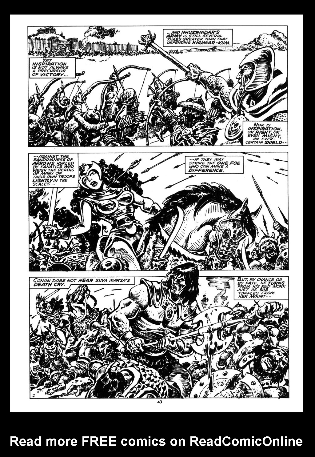 Read online The Savage Sword Of Conan comic -  Issue #212 - 44