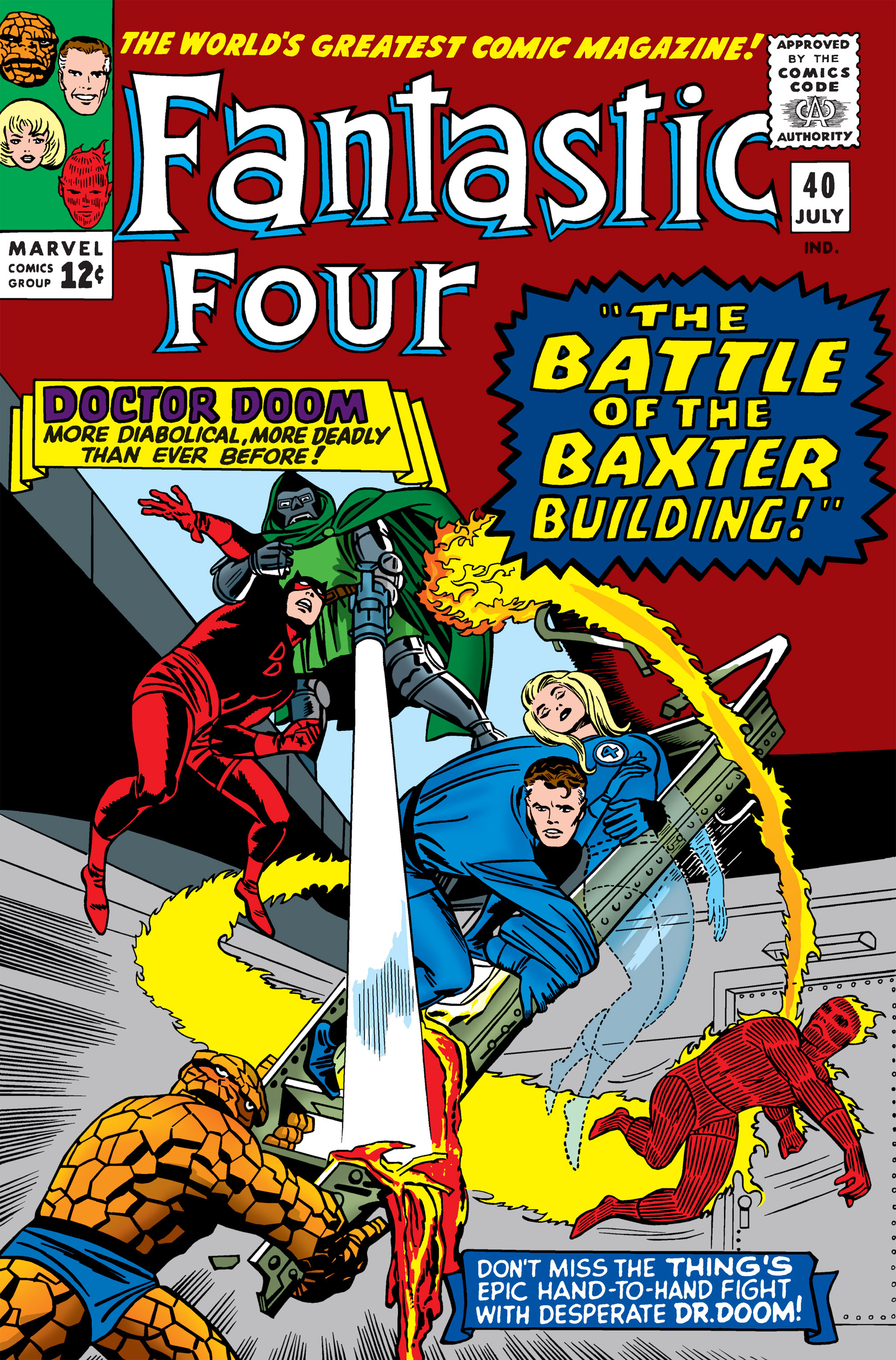 Read online Fantastic Four (1961) comic -  Issue #40 - 1