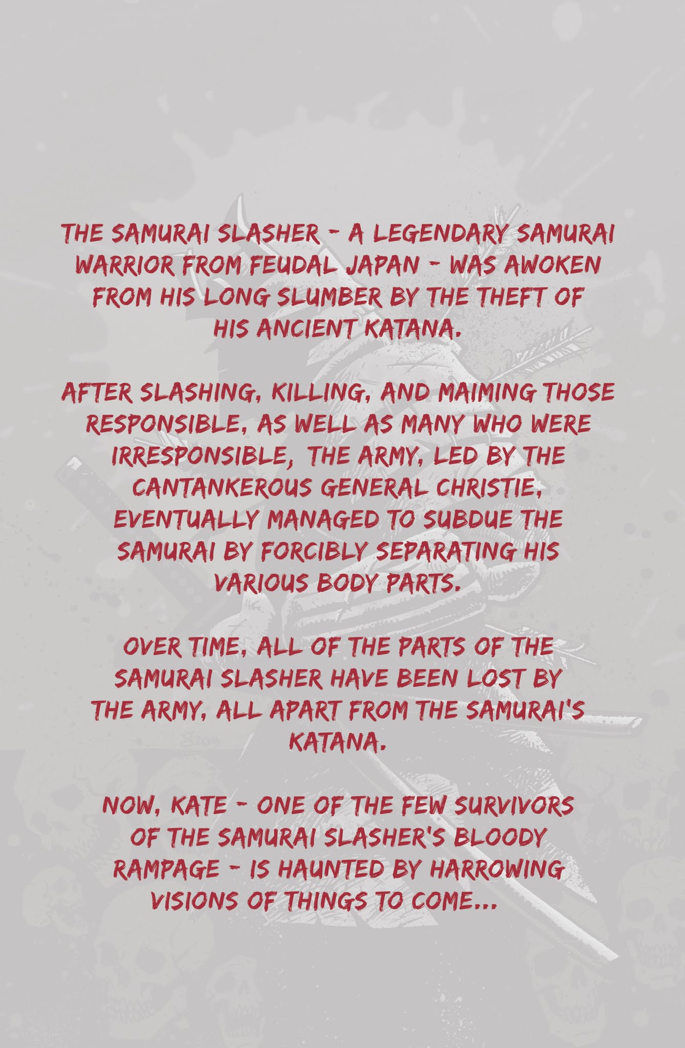 Read online Samurai Slasher comic -  Issue # TPB 2 - 6