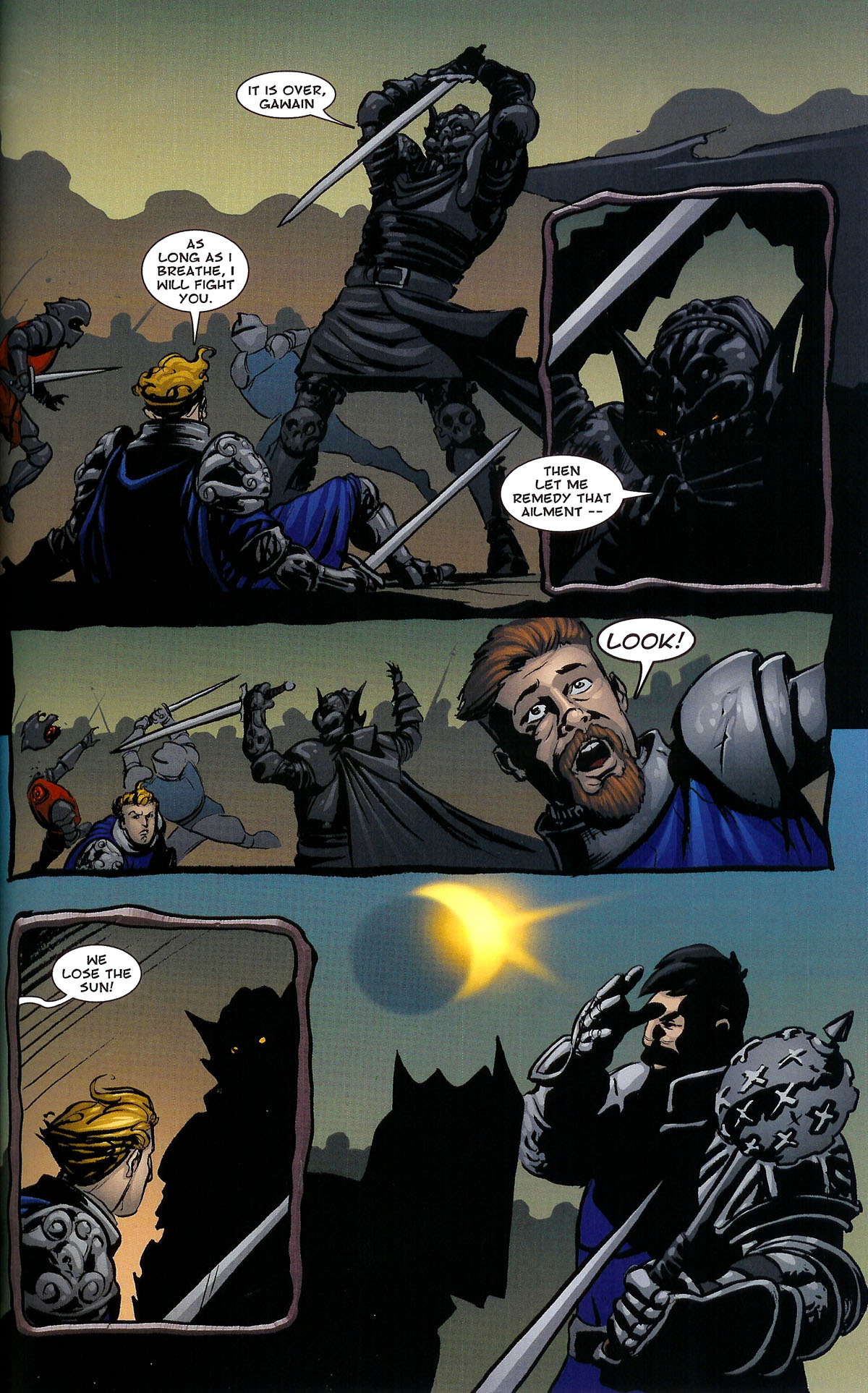 Read online Dracula vs King Arthur comic -  Issue #4 - 47