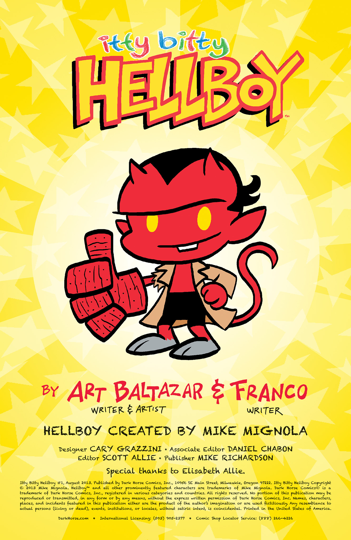 Read online Itty Bitty Hellboy comic -  Issue #1 - 2