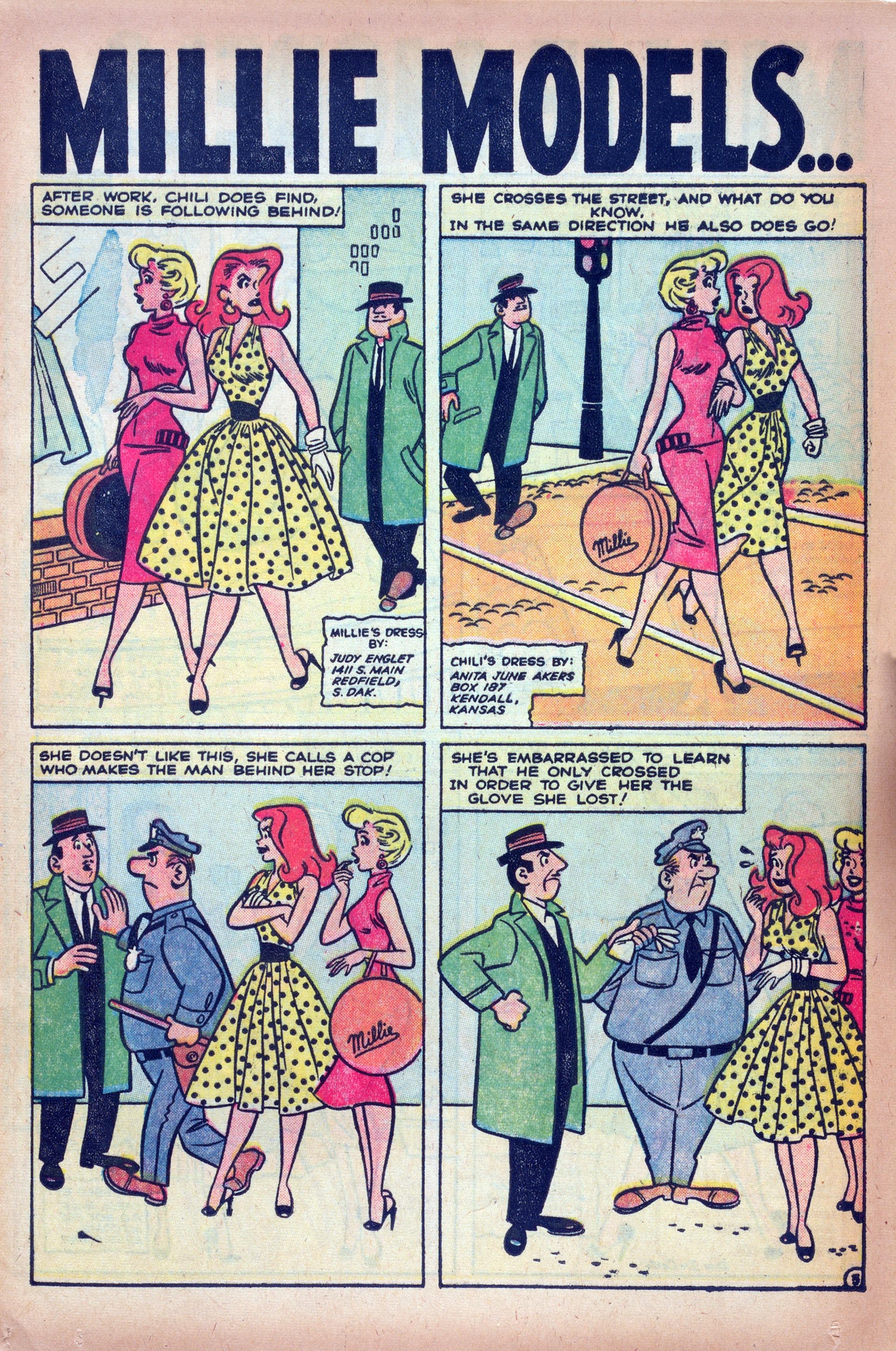 Read online Millie the Model comic -  Issue #74 - 13