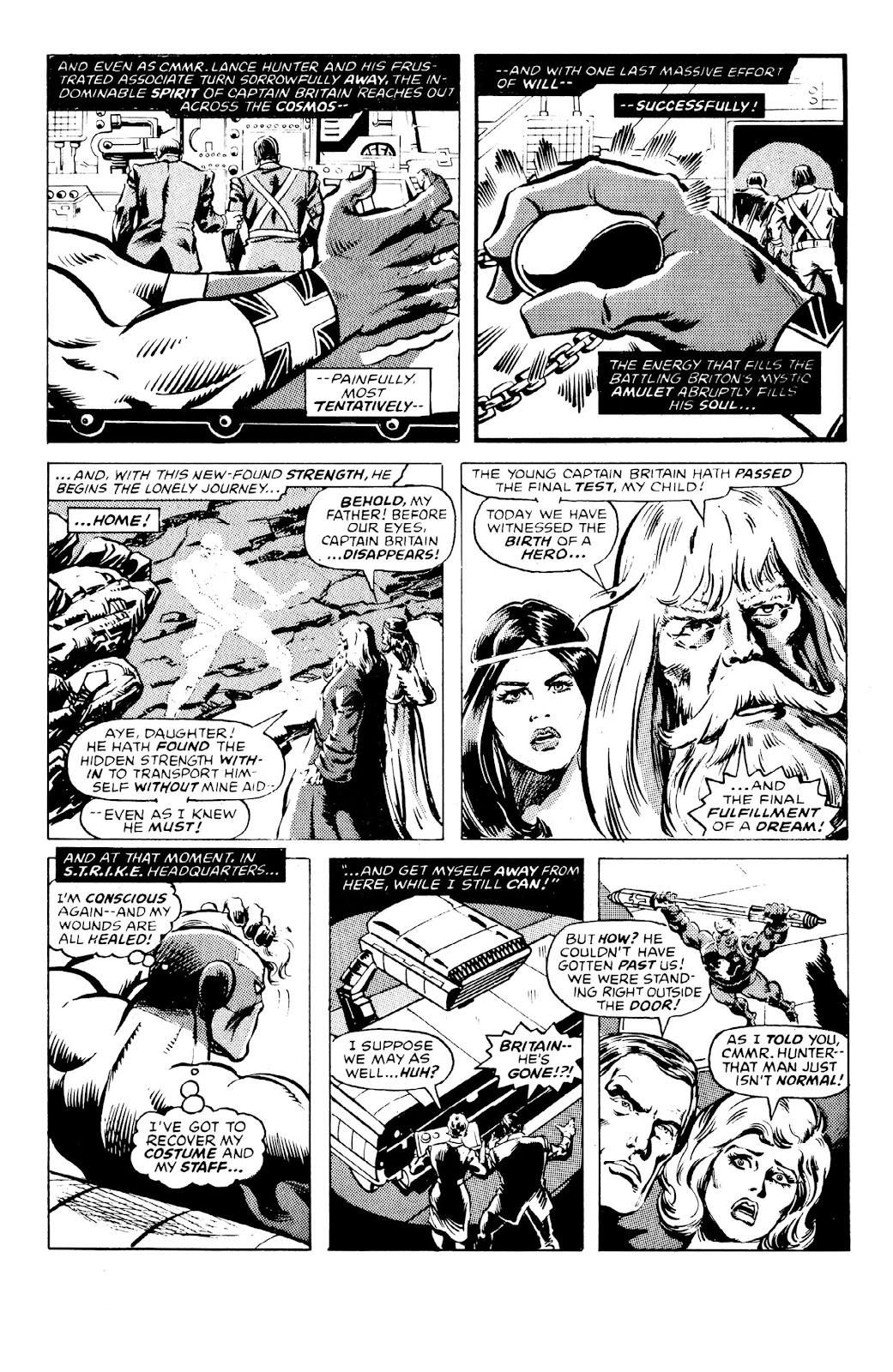 Captain Britain Omnibus issue TPB (Part 4) - Page 1