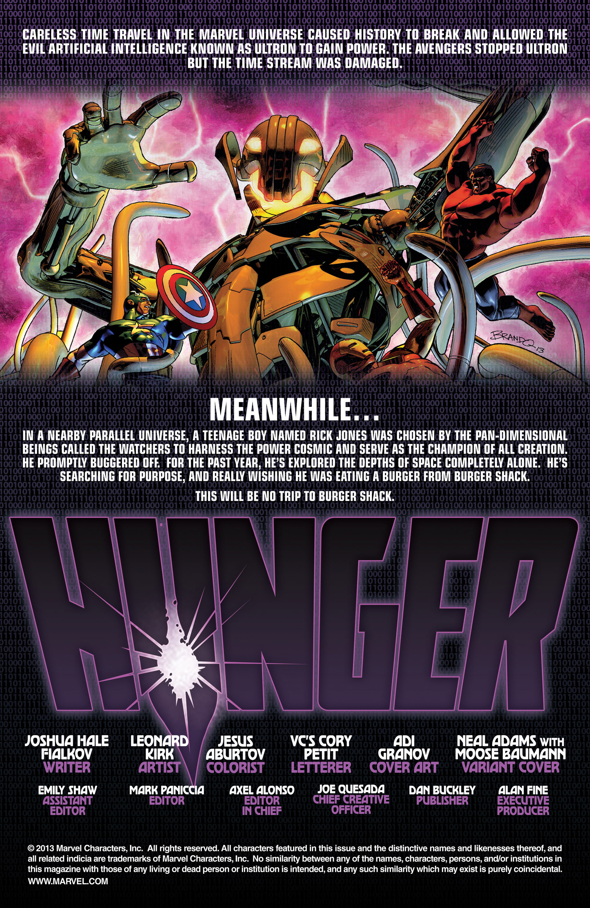 Read online Hunger comic -  Issue #1 - 2