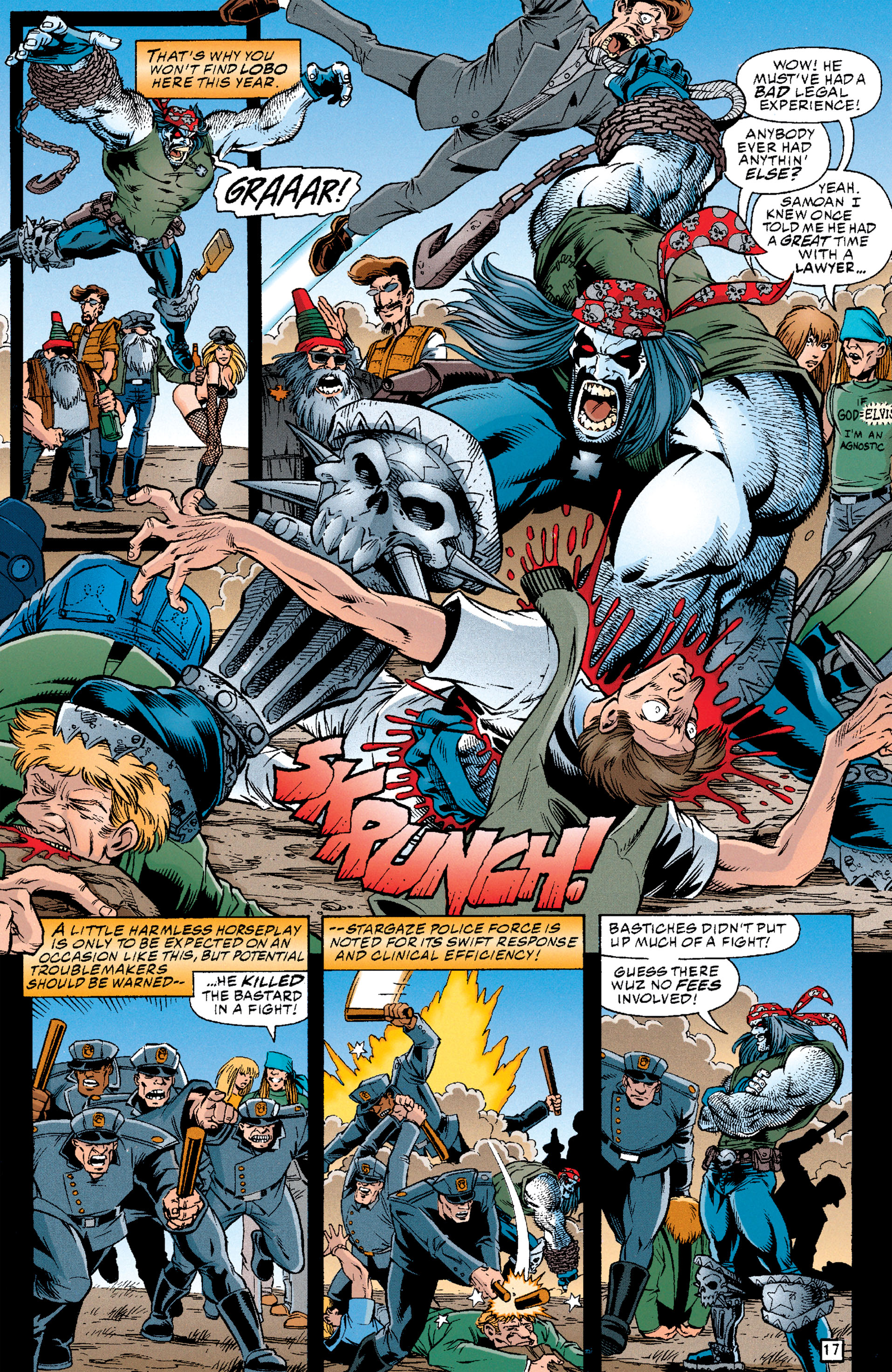 Read online Lobo (1993) comic -  Issue #23 - 17