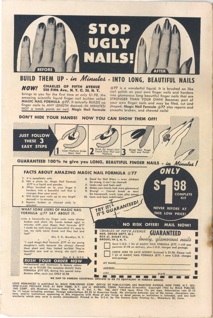 Read online Love Romances comic -  Issue #106 - 2