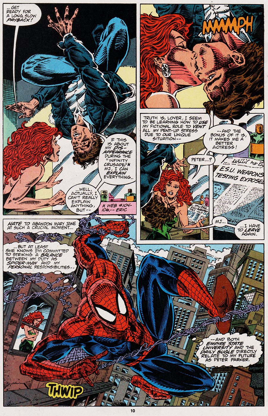 Read online Web of Spider-Man (1985) comic -  Issue #107 - 7