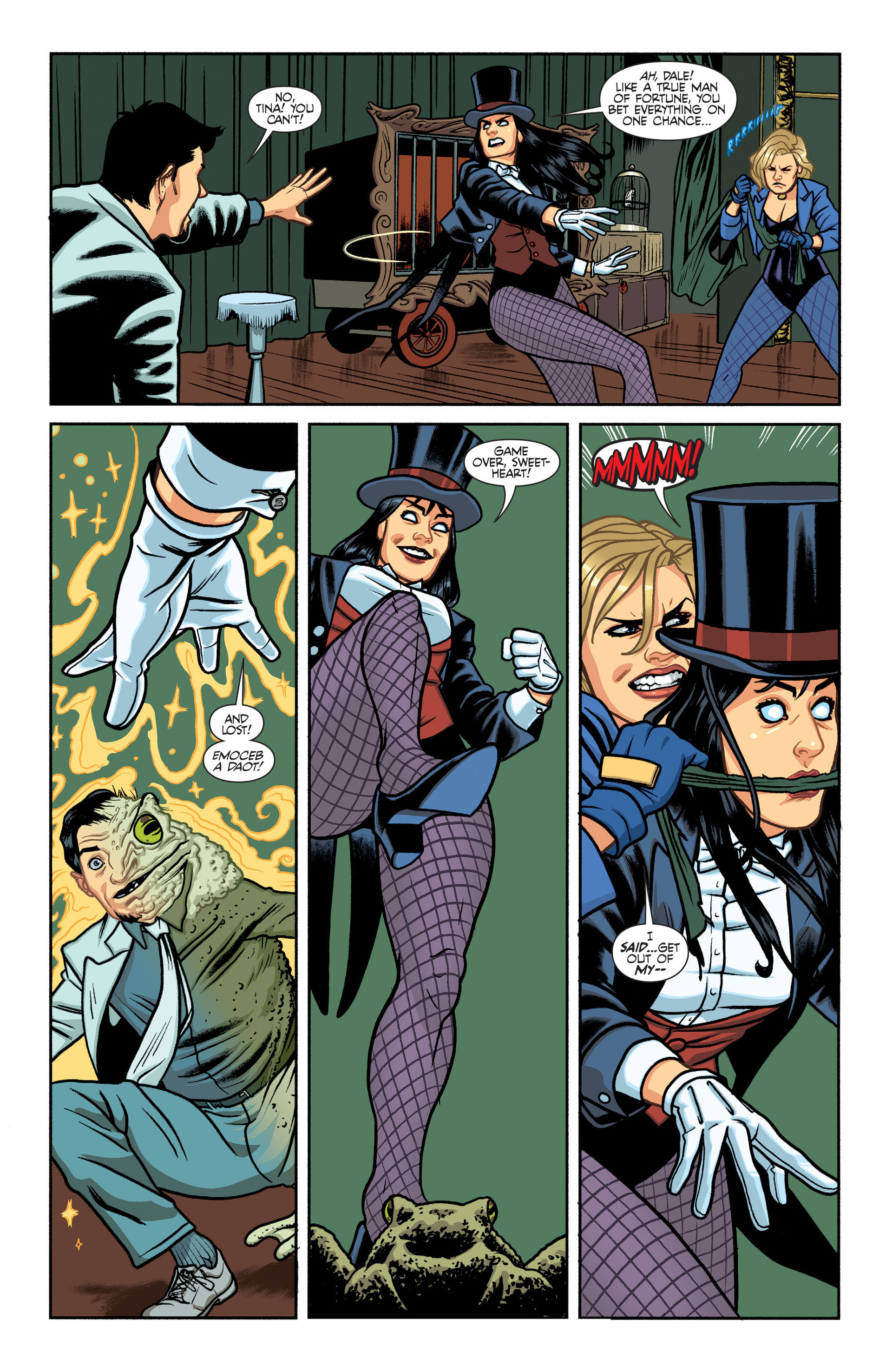 Read online Black Canary and Zatanna: Bloodspell comic -  Issue # Full - 86