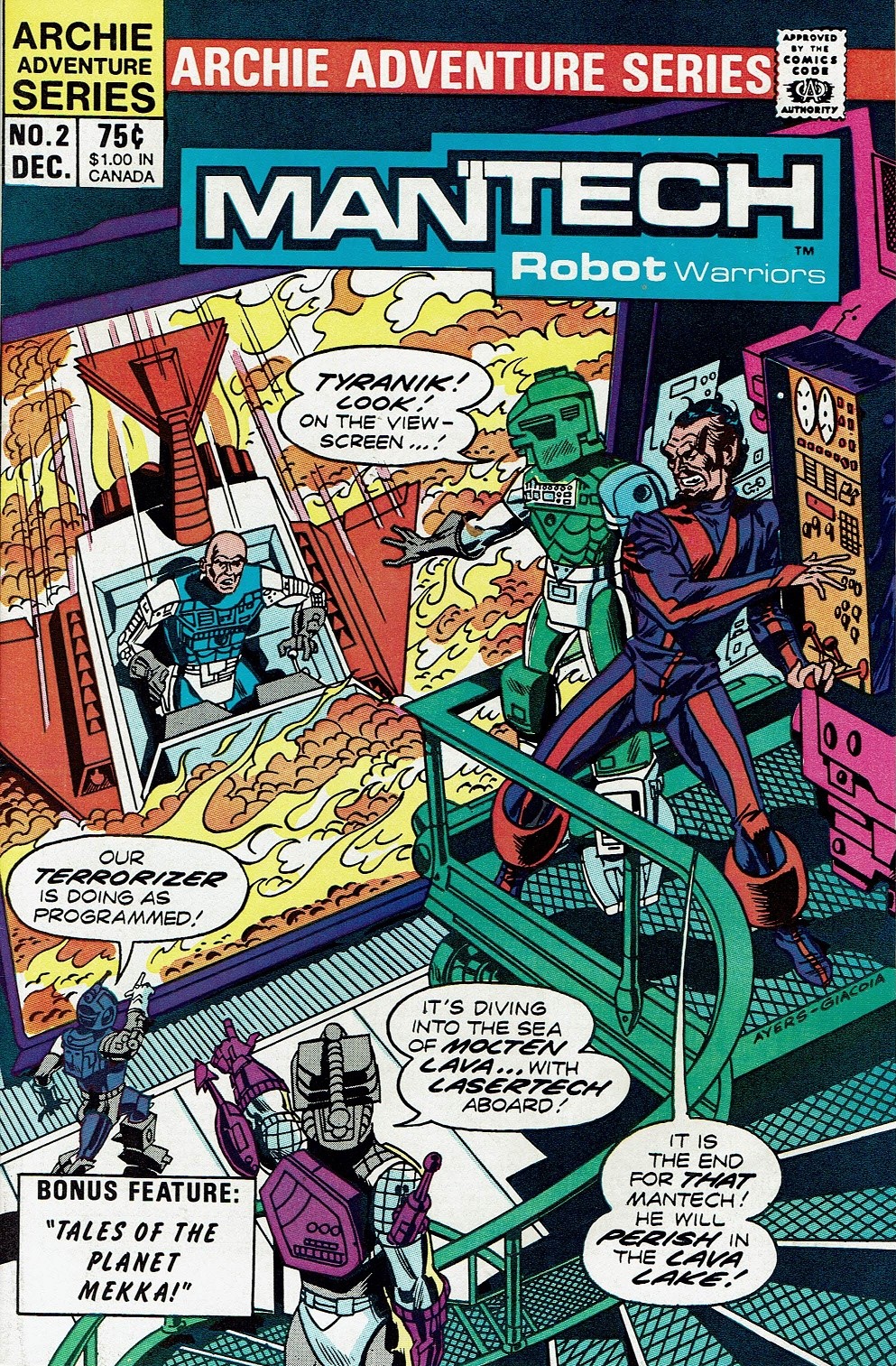 Read online ManTech Robot Warriors comic -  Issue #2 - 1