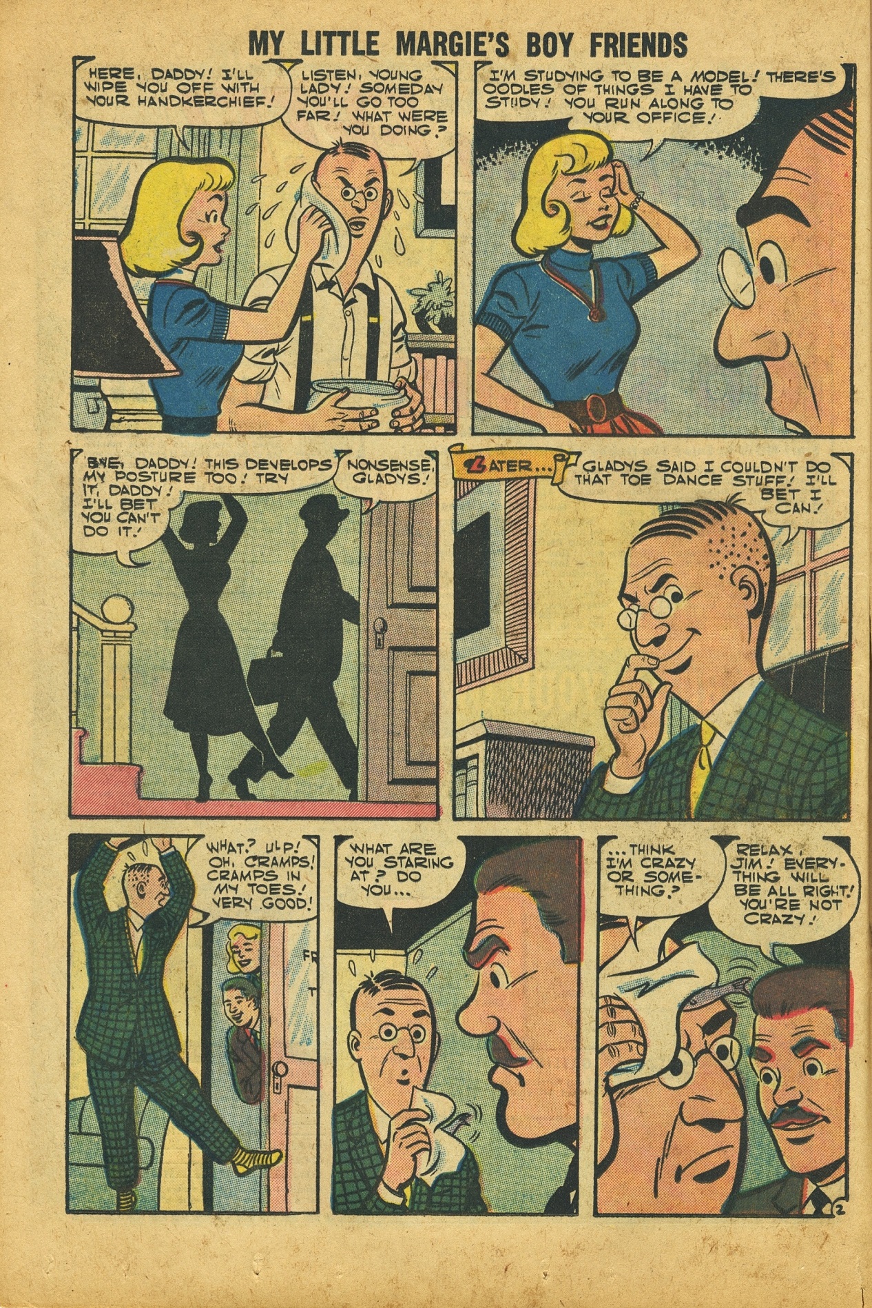 Read online My Little Margie's Boy Friends comic -  Issue #9 - 16