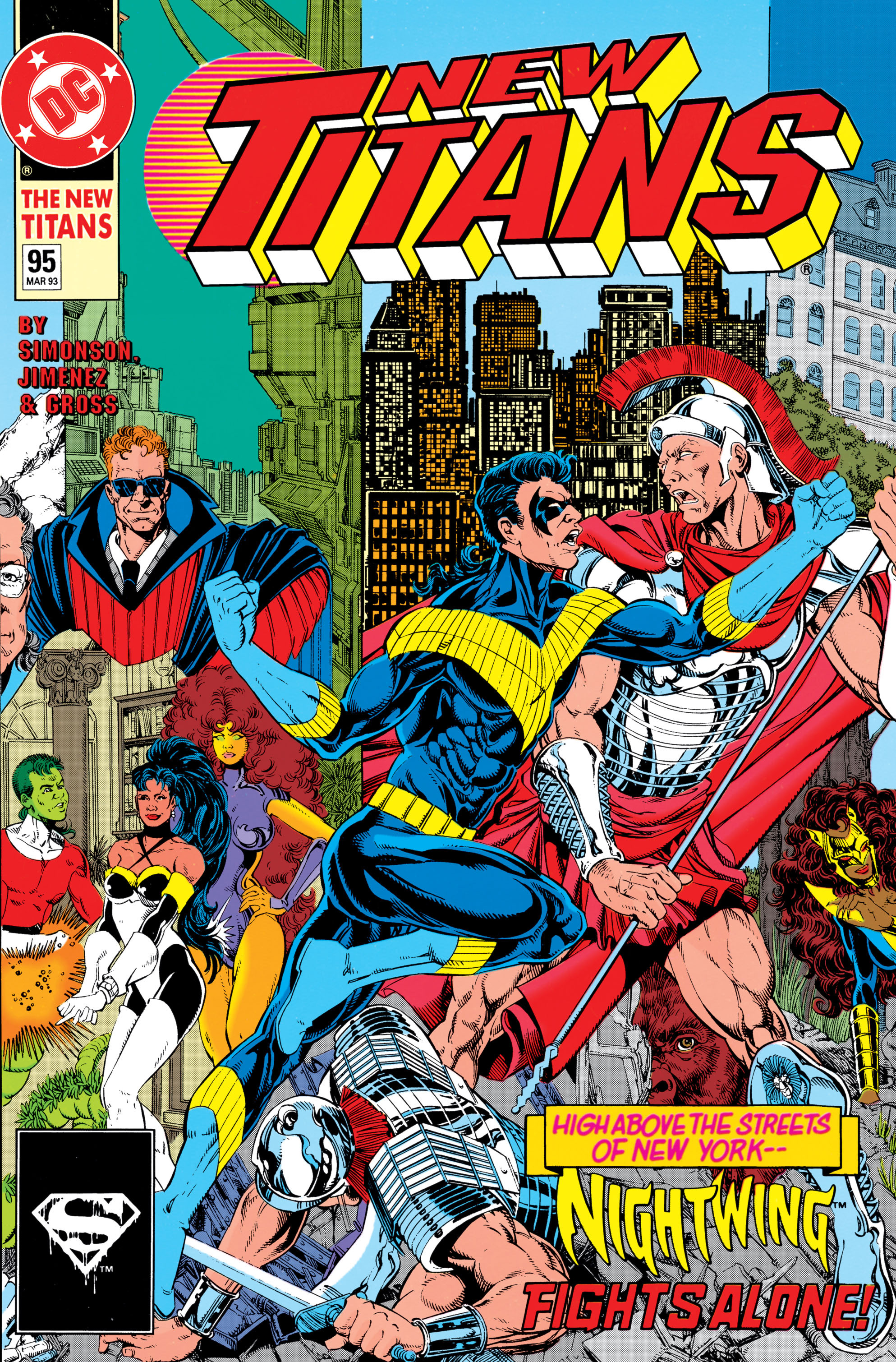 Read online The New Titans (1988) comic -  Issue #95 - 1