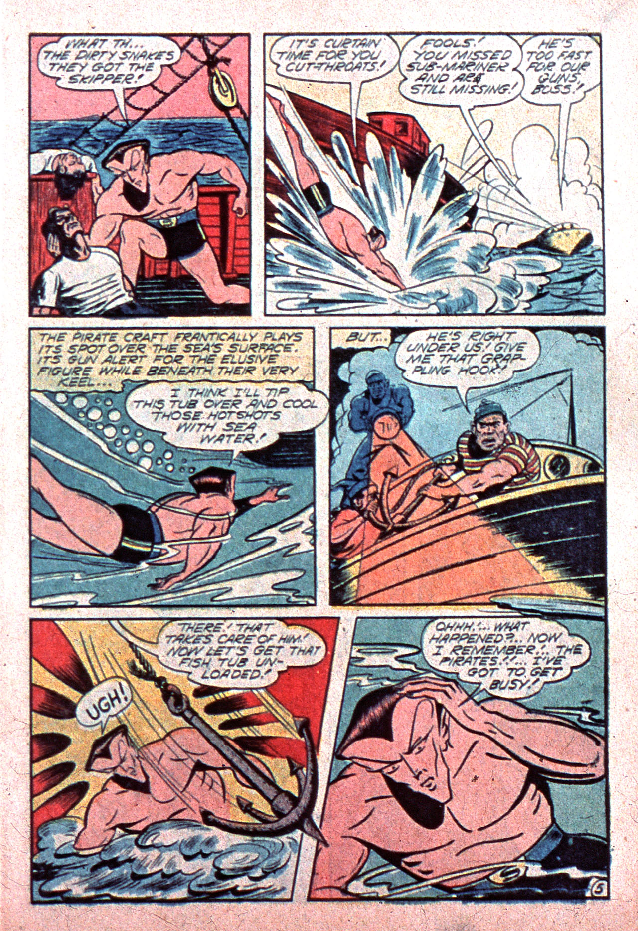 Read online Sub-Mariner Comics comic -  Issue #15 - 7