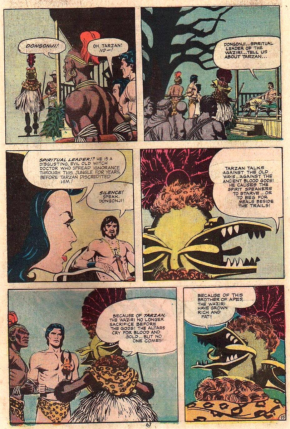 Read online Tarzan (1972) comic -  Issue #234 - 56