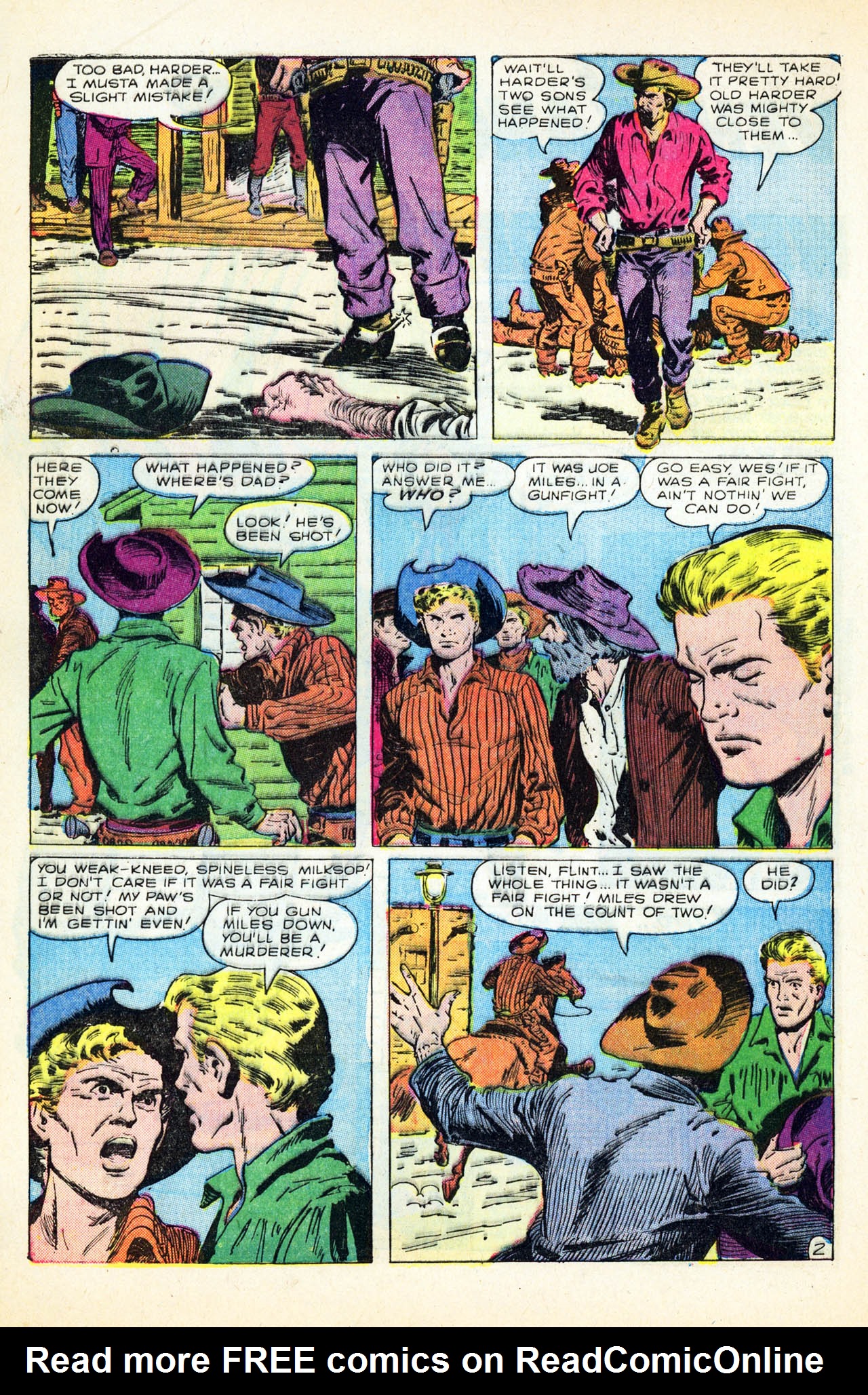 Read online Western Outlaws (1954) comic -  Issue #13 - 4