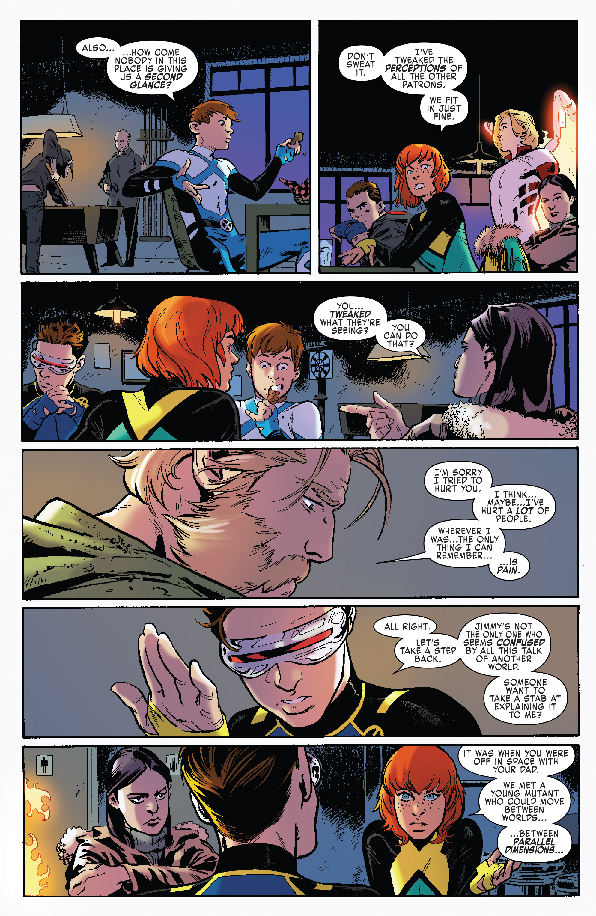 Read online X-Men: Blue comic -  Issue #4 - 19