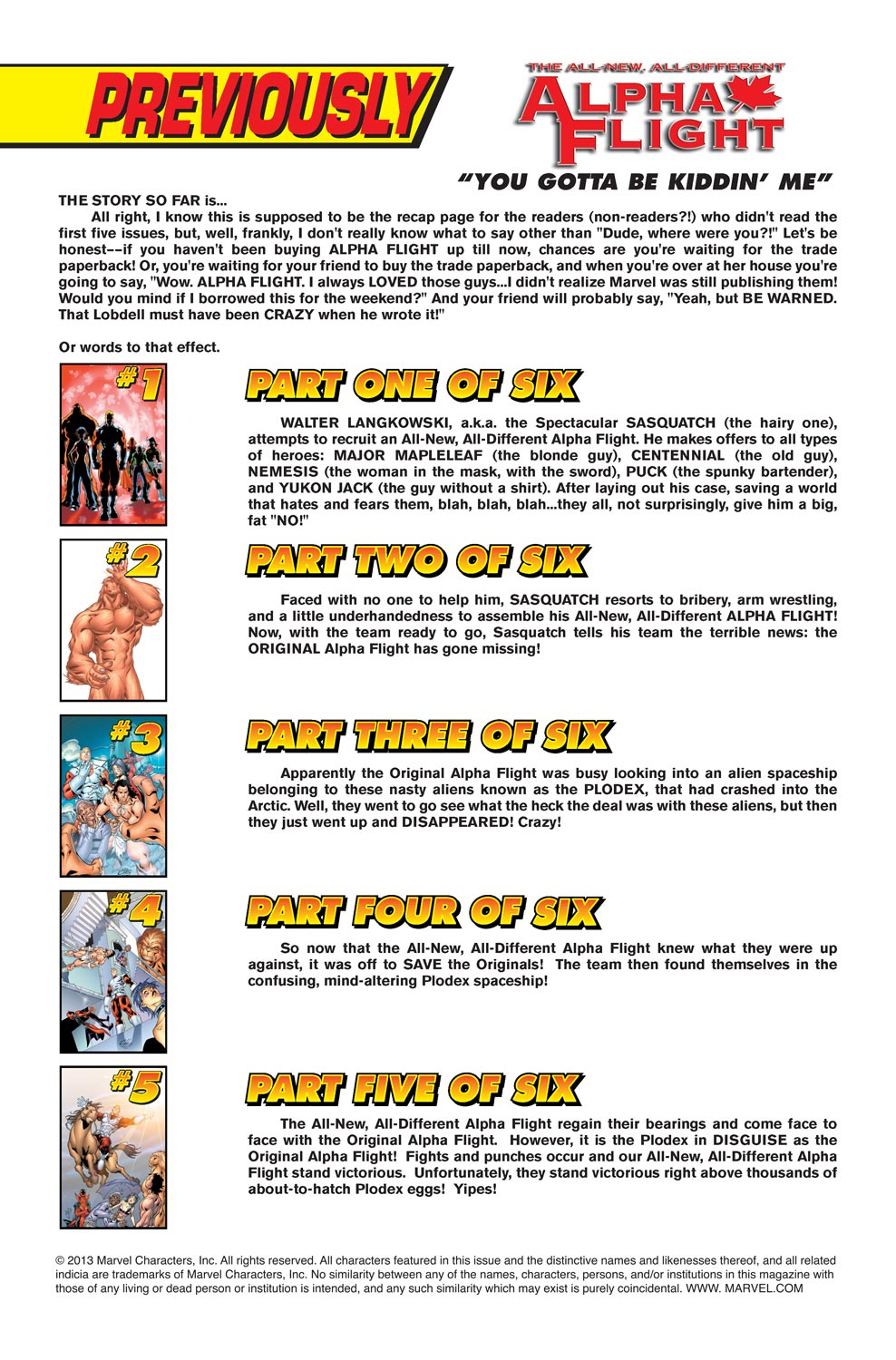 Read online Alpha Flight (2004) comic -  Issue #6 - 2