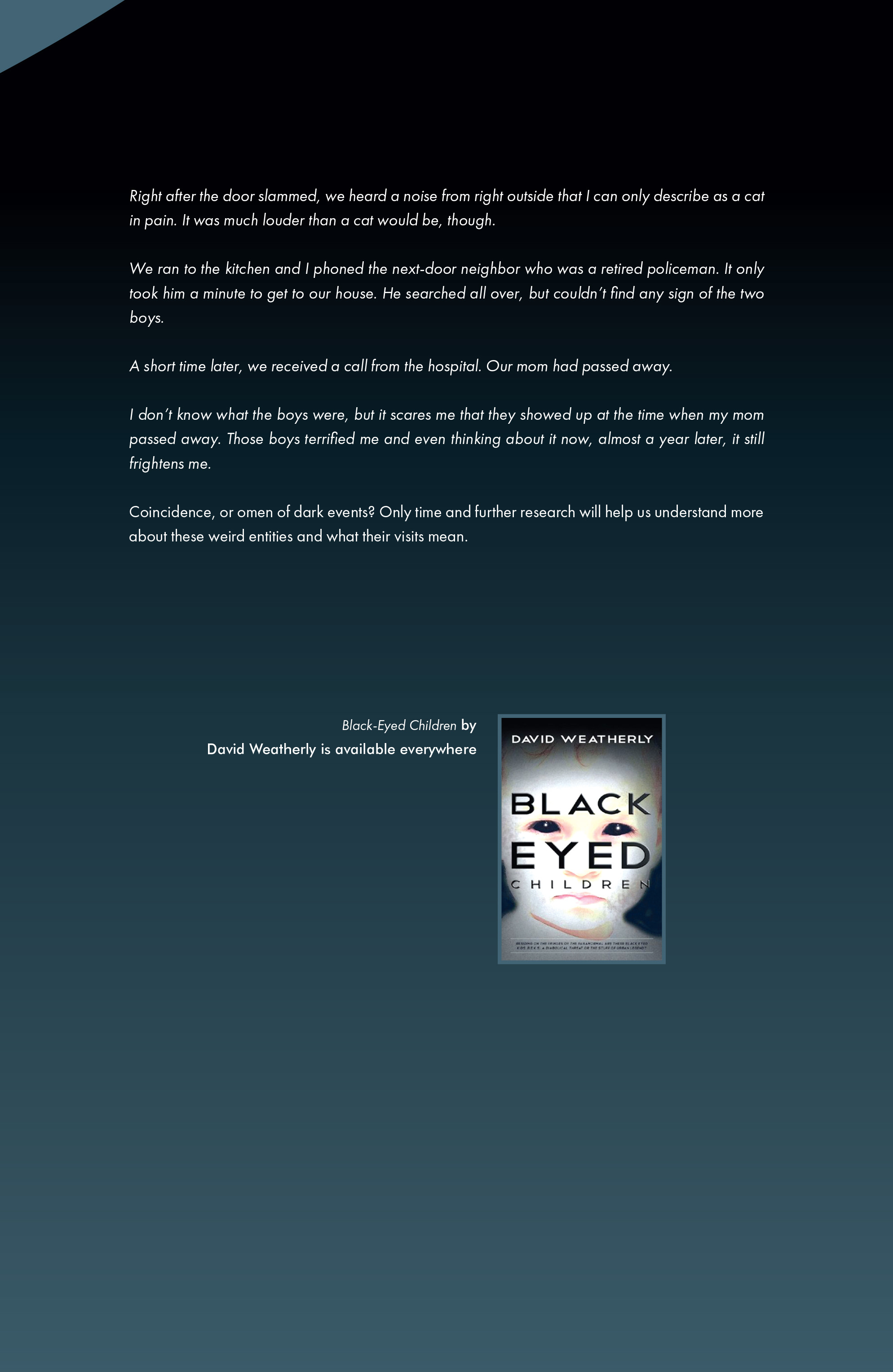 Read online Black-Eyed Kids comic -  Issue #11 - 25