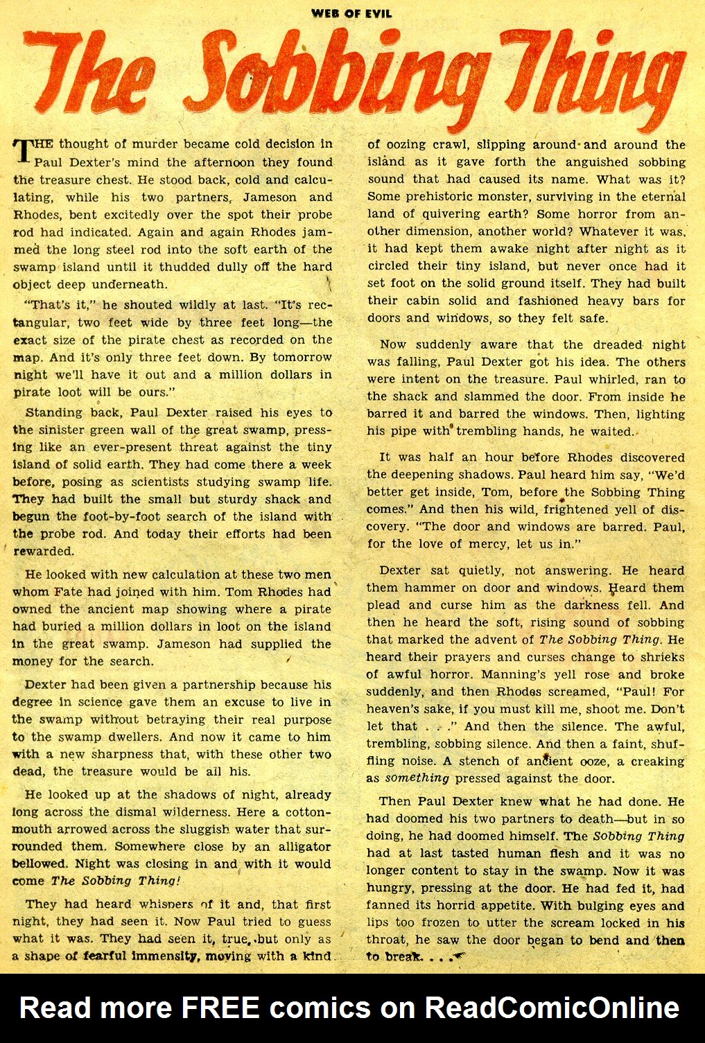 Read online Web of Evil comic -  Issue #2 - 25