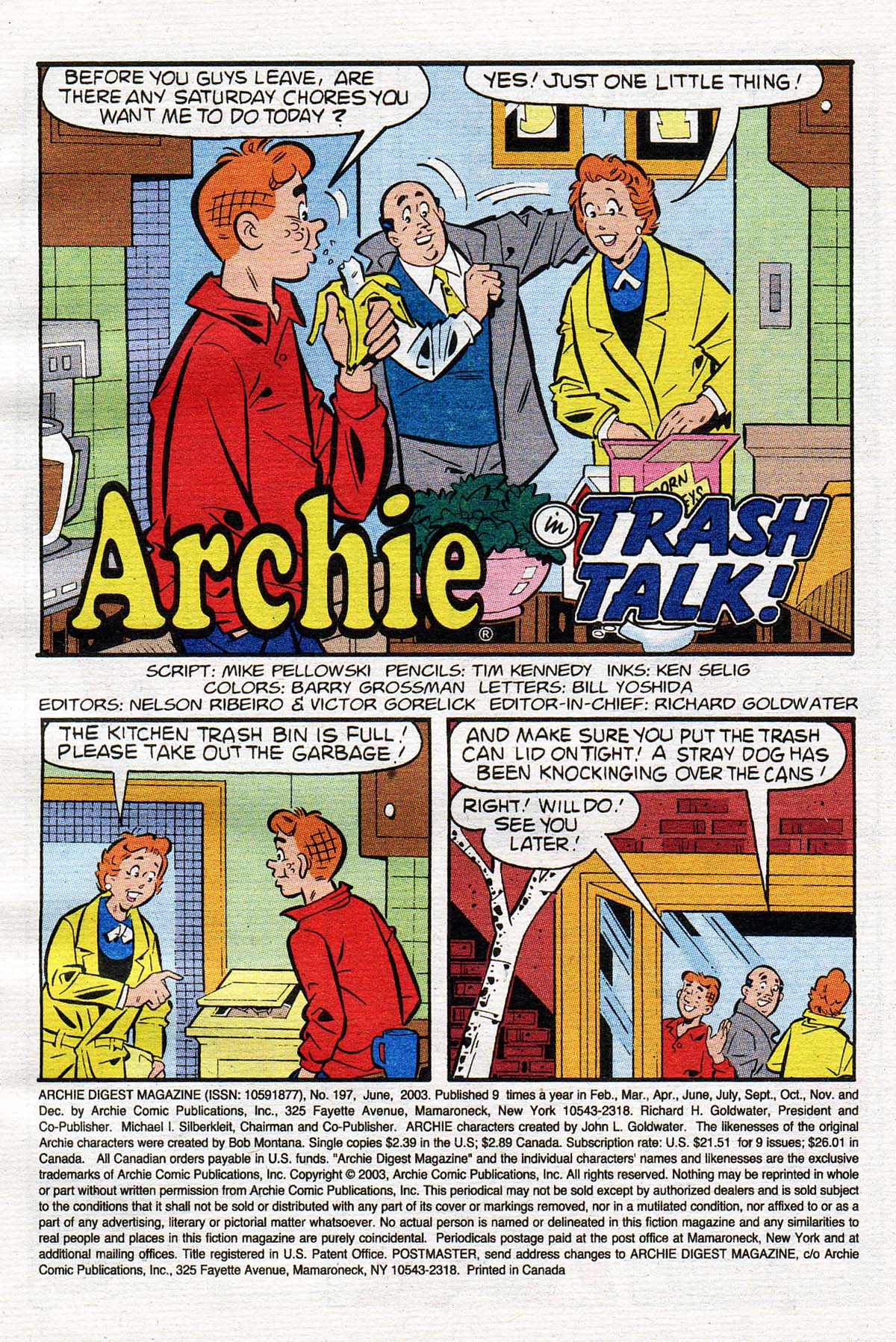 Read online Archie Digest Magazine comic -  Issue #197 - 2