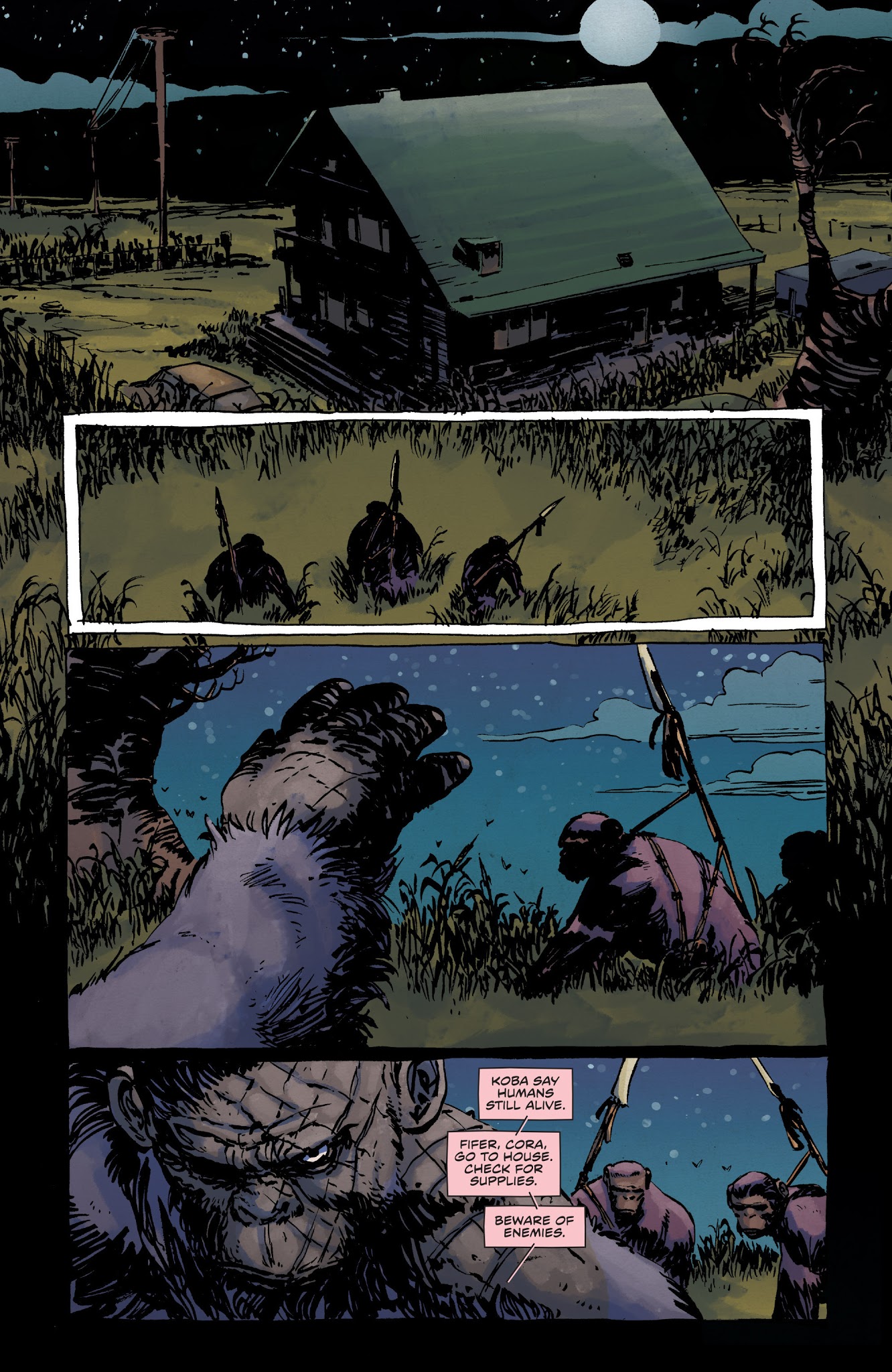 Read online Dawn of the Planet of the Apes comic -  Issue # TPB - 30