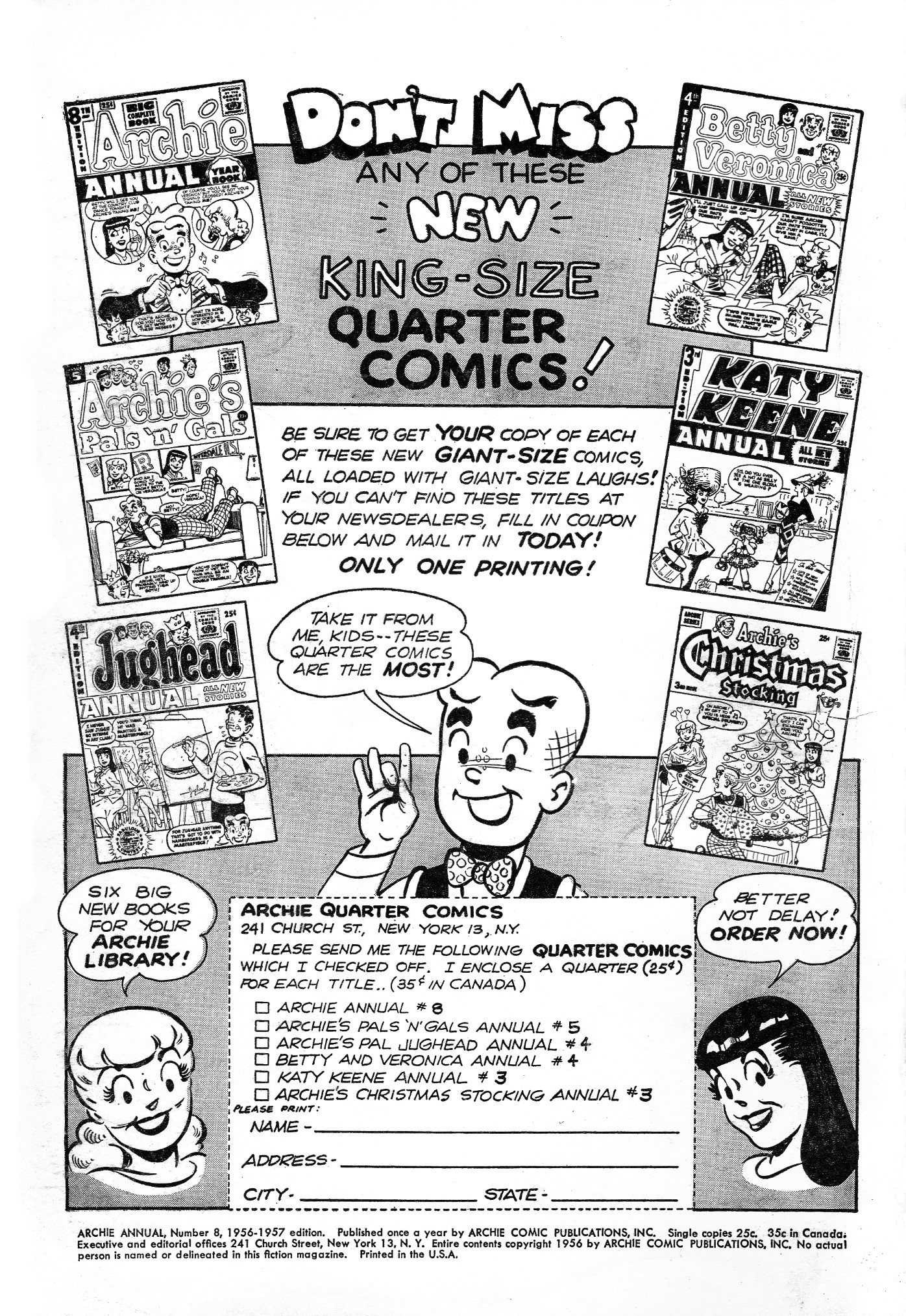 Read online Archie Annual comic -  Issue #8 - 2