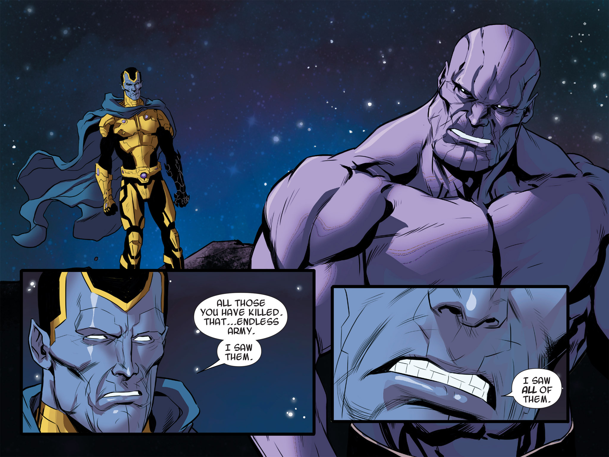 Read online Thanos: A God Up There Listening comic -  Issue # TPB - 340