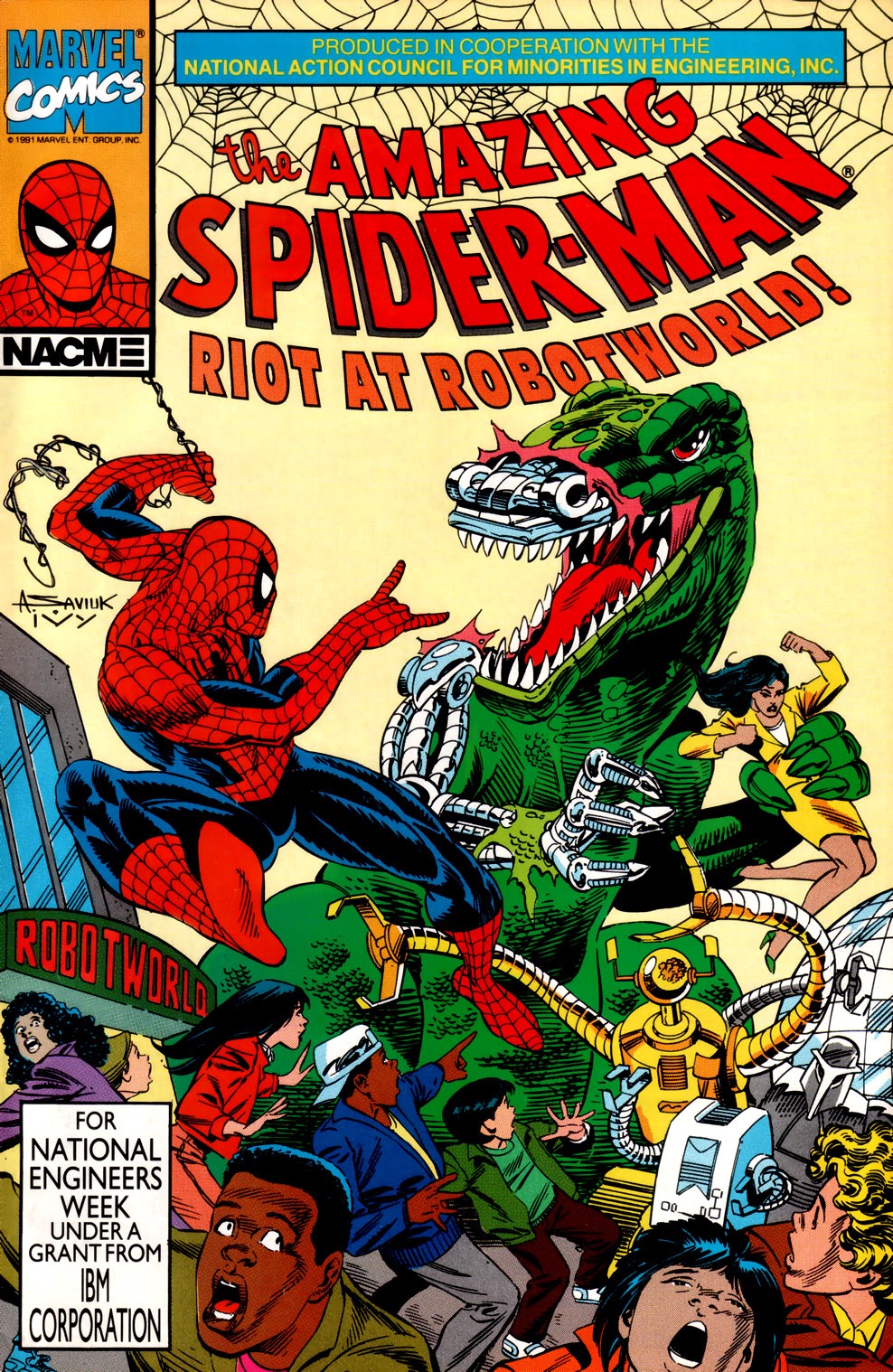 Read online The Amazing Spider-Man NACME Series: Riot at Robotworld comic -  Issue # Full - 1