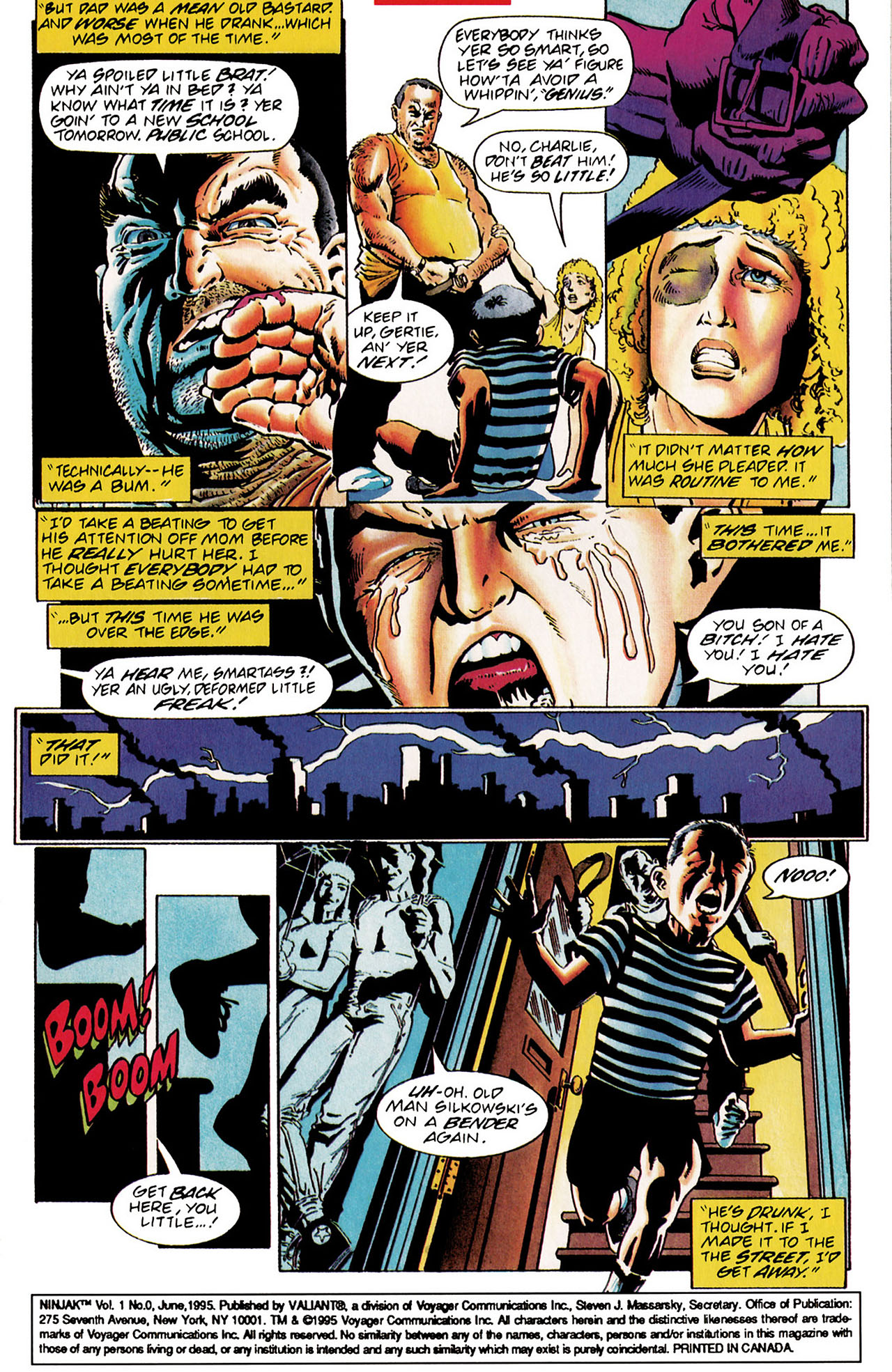 Read online Ninjak (1994) comic -  Issue #0 - 4