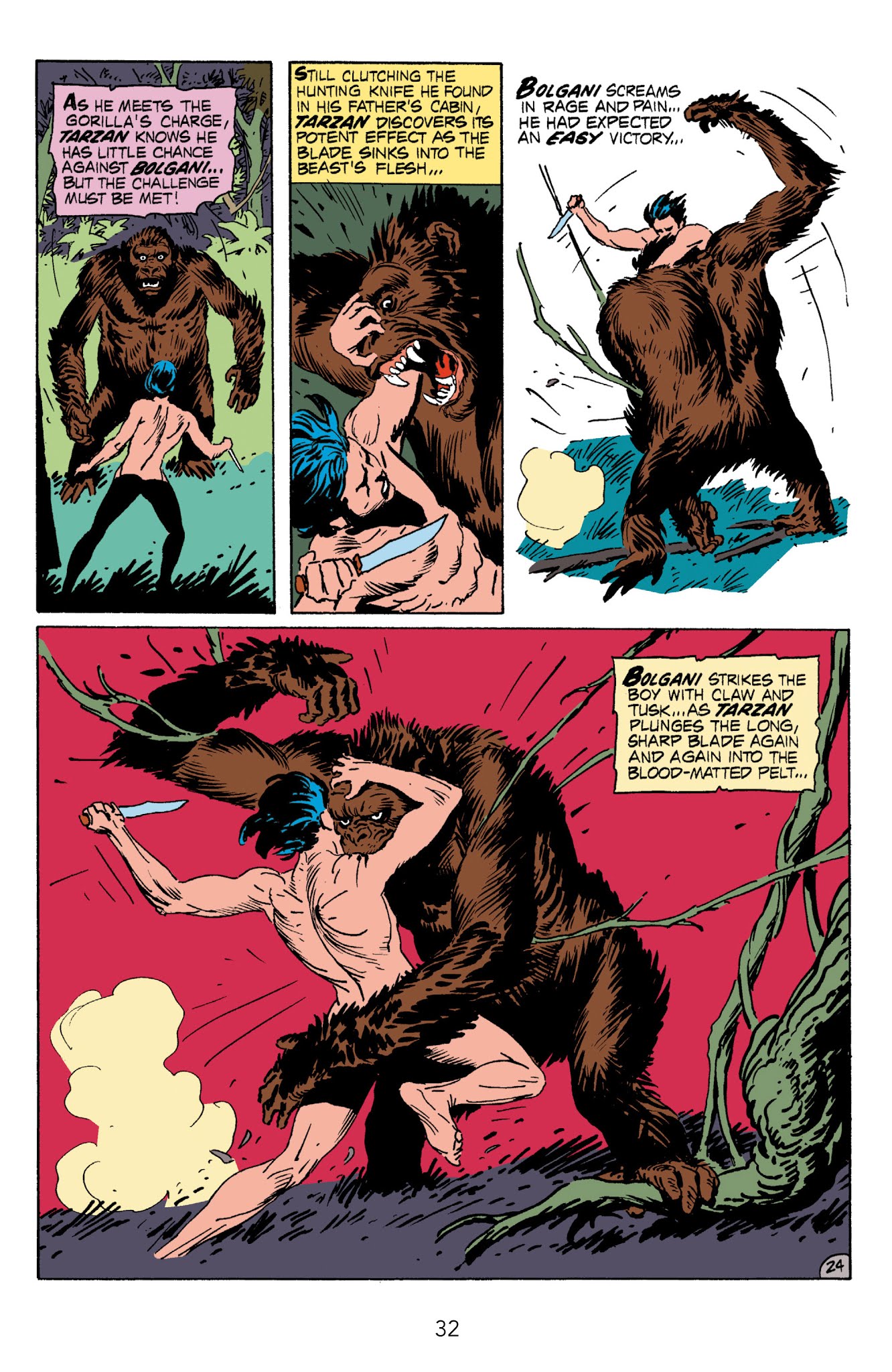 Read online Edgar Rice Burroughs' Tarzan The Joe Kubert Years comic -  Issue # TPB 1 (Part 1) - 34