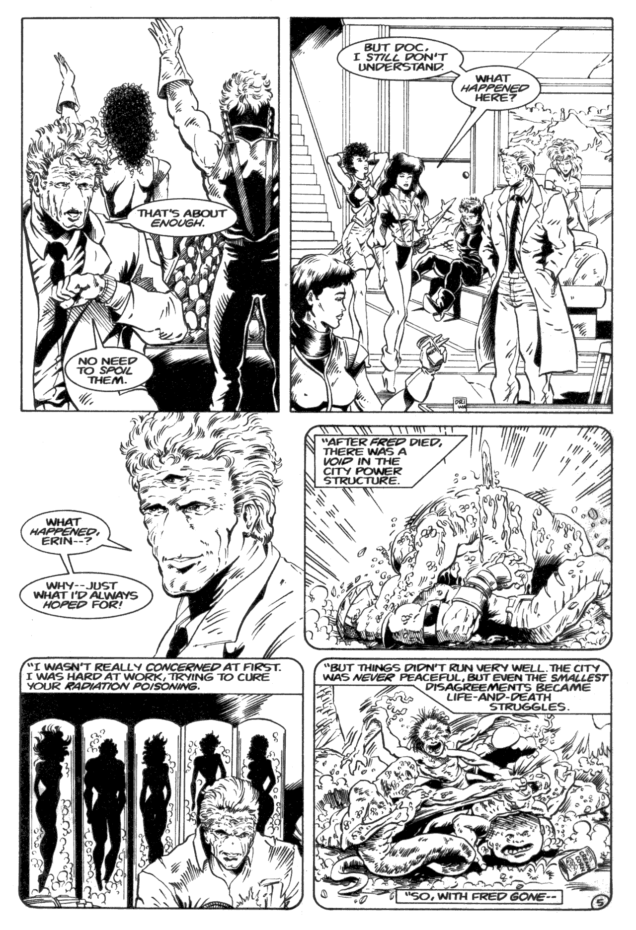 Read online Ex-Mutants (1986) comic -  Issue #6 - 10