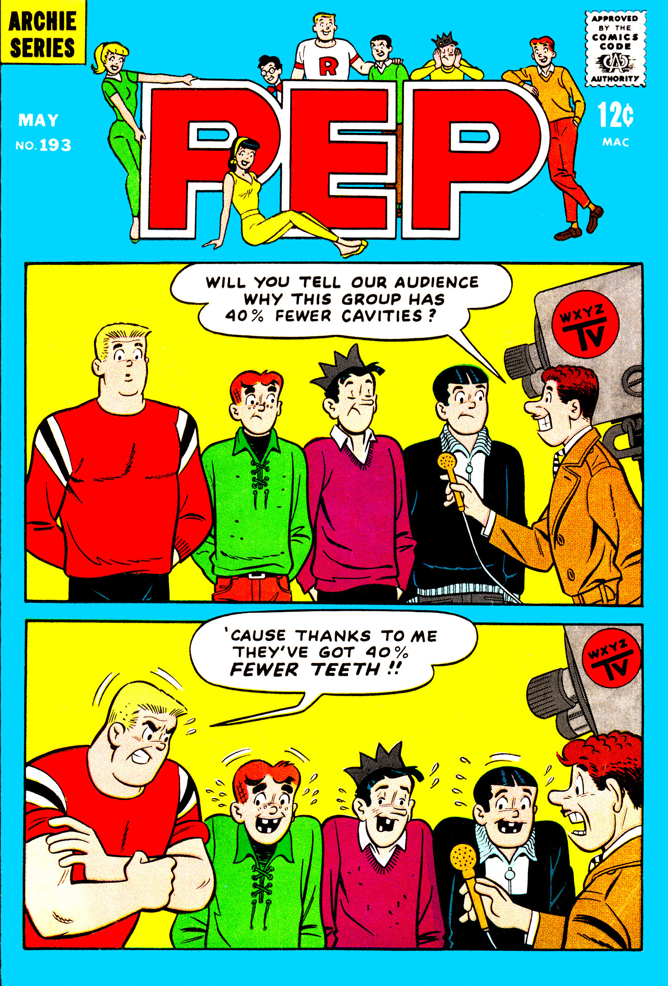 Read online Pep Comics comic -  Issue #193 - 1