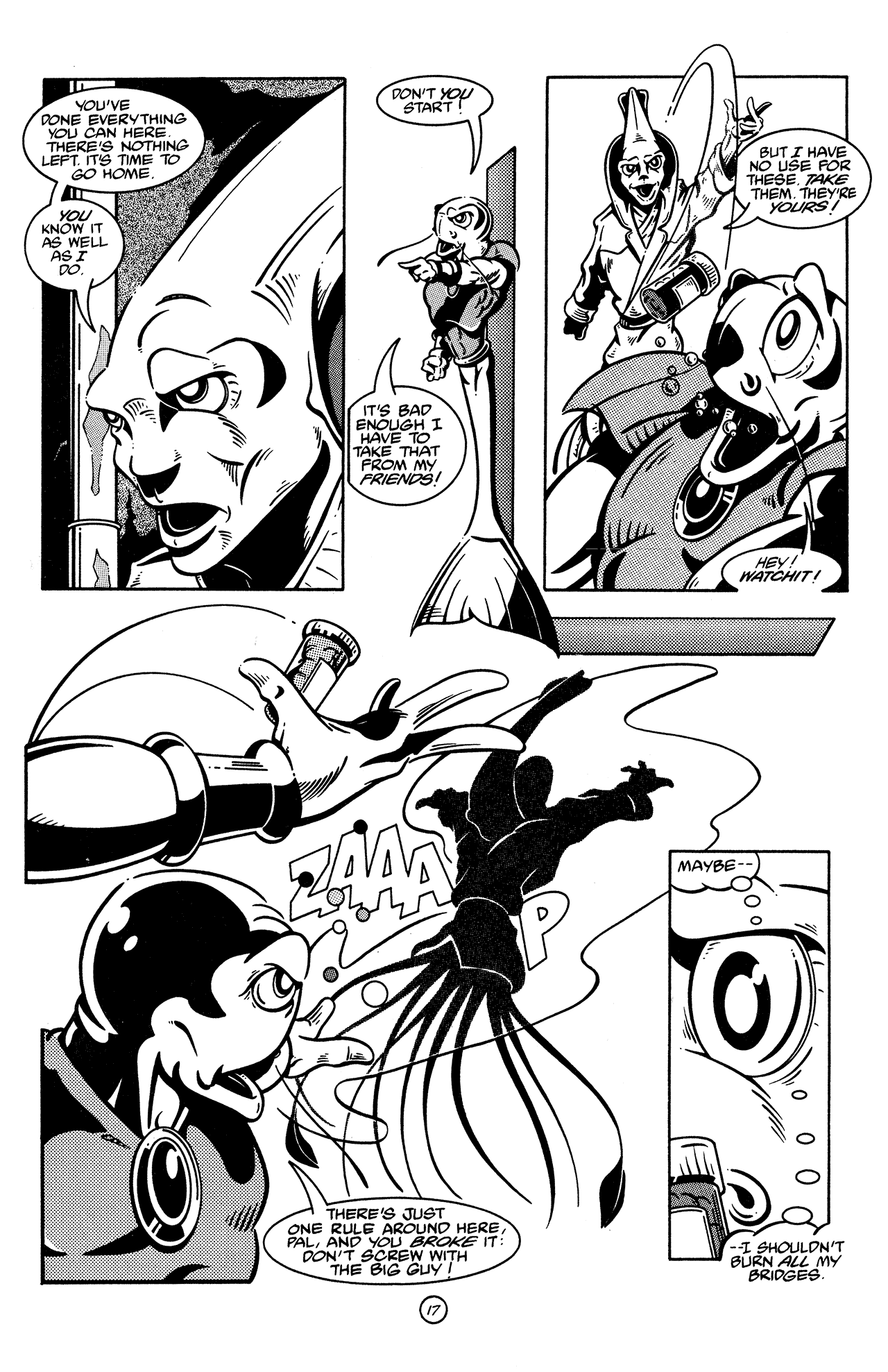 Read online The Fish Police comic -  Issue #24 - 19