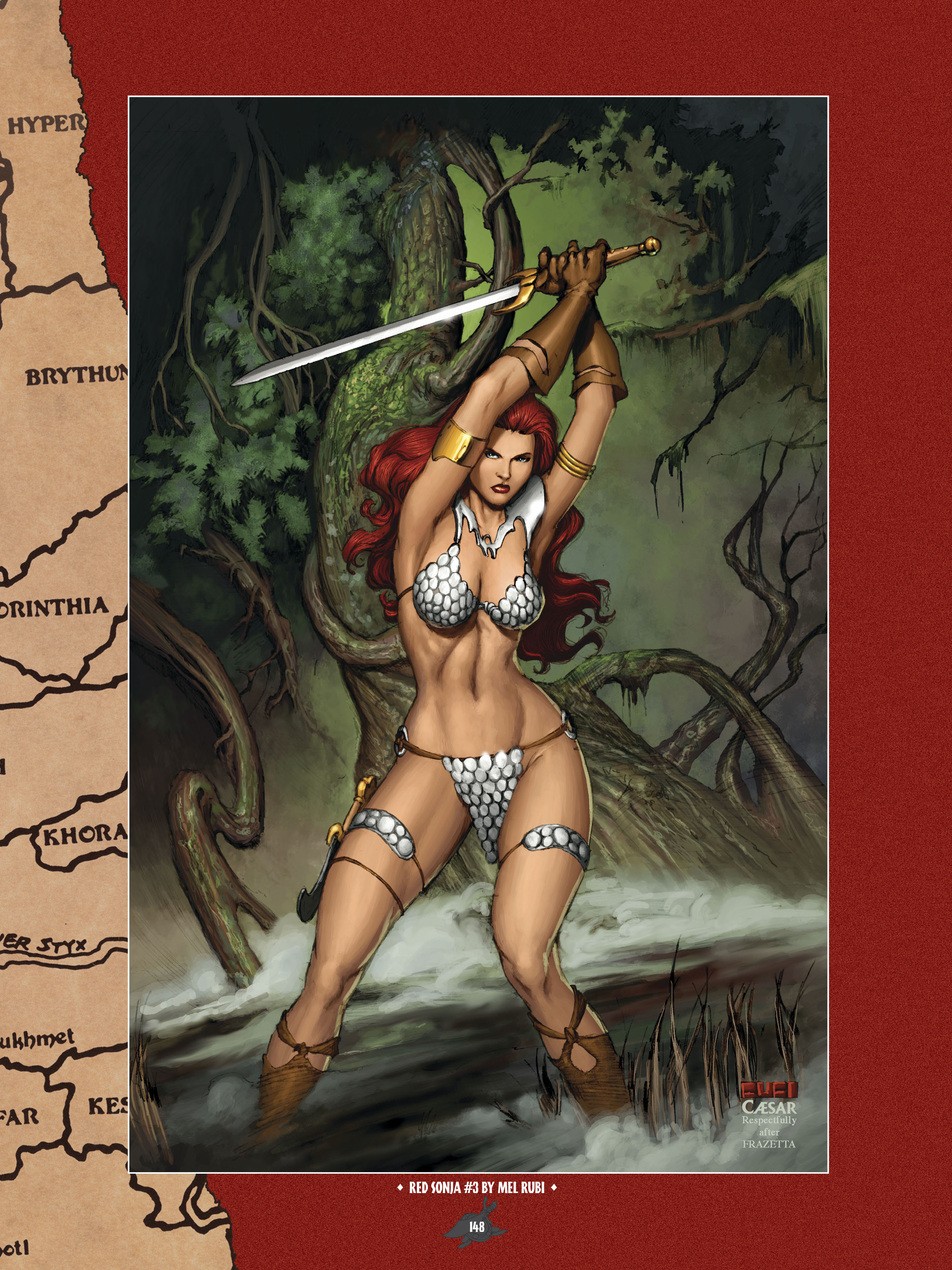 Read online The Art of Red Sonja comic -  Issue # TPB 1 (Part 2) - 43