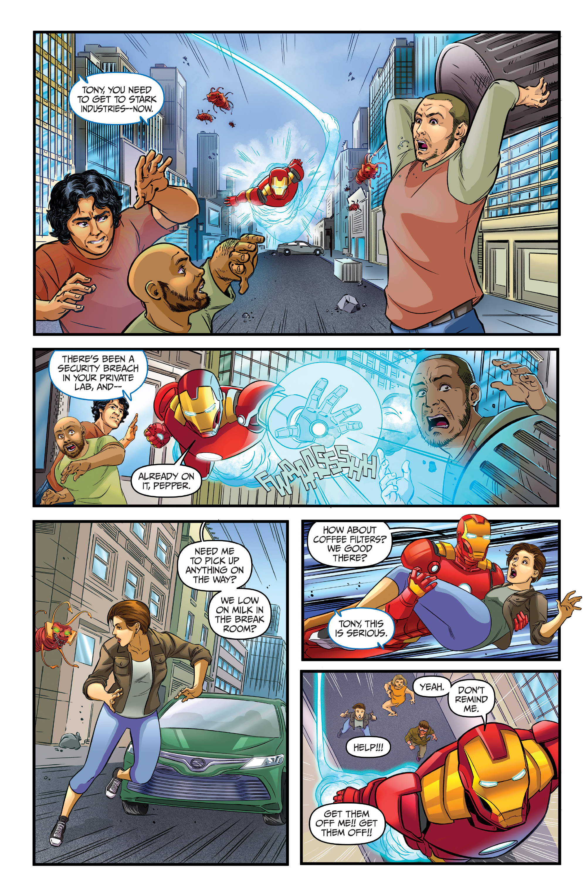 Read online Marvel Action: Avengers comic -  Issue #9 - 3