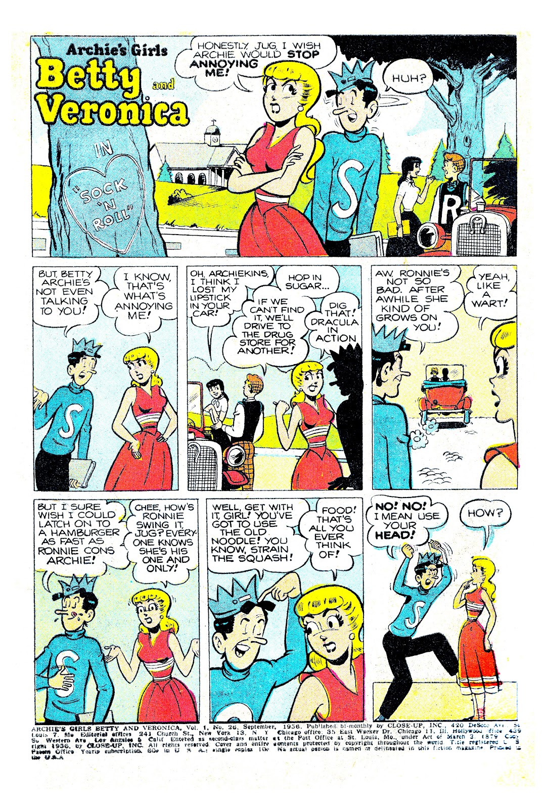 Archie's Girls Betty and Veronica issue 26 - Page 2