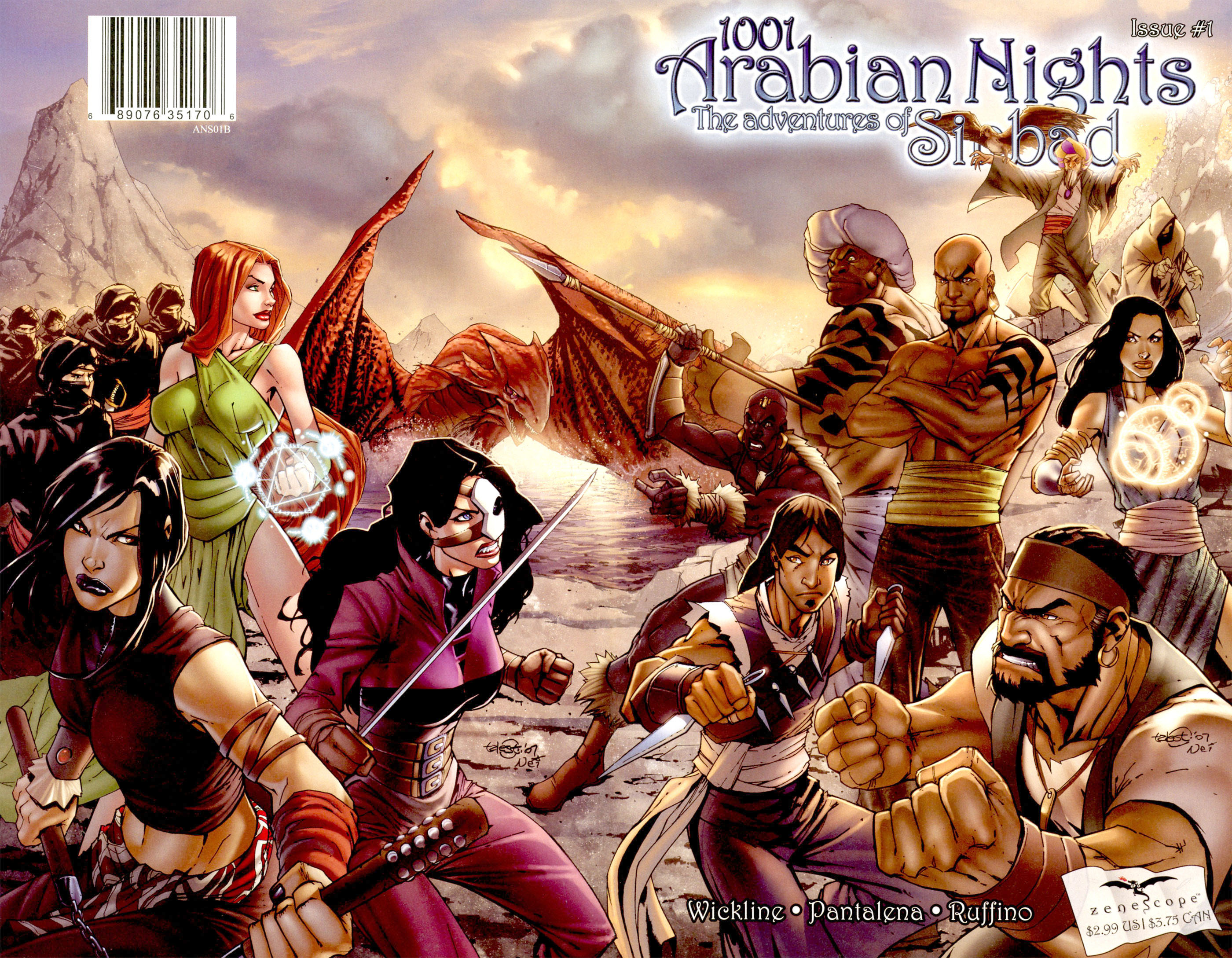 Read online 1001 Arabian Nights: The Adventures of Sinbad comic -  Issue #1 - 2