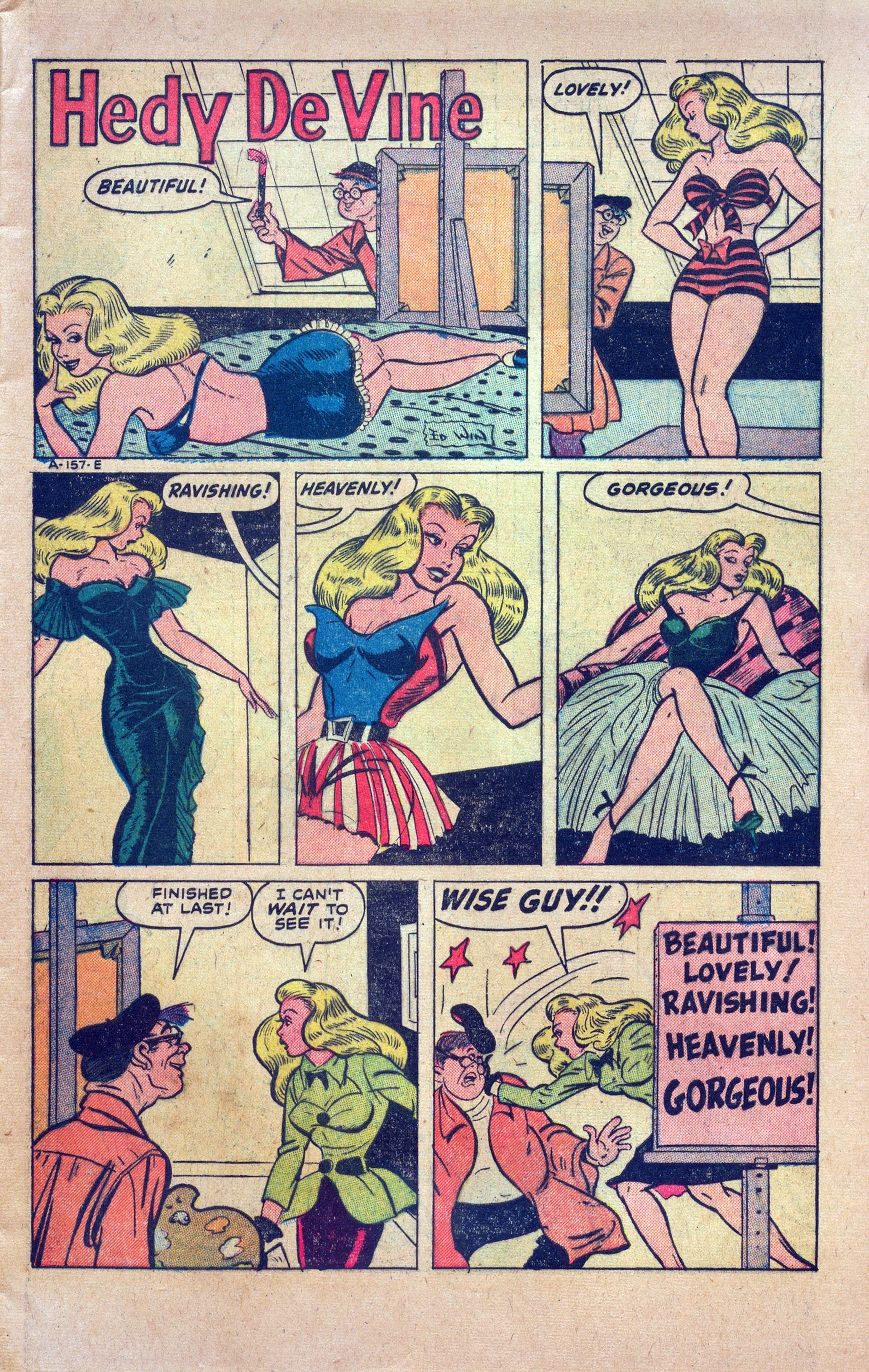 Read online Hedy Of Hollywood Comics comic -  Issue #50 - 7