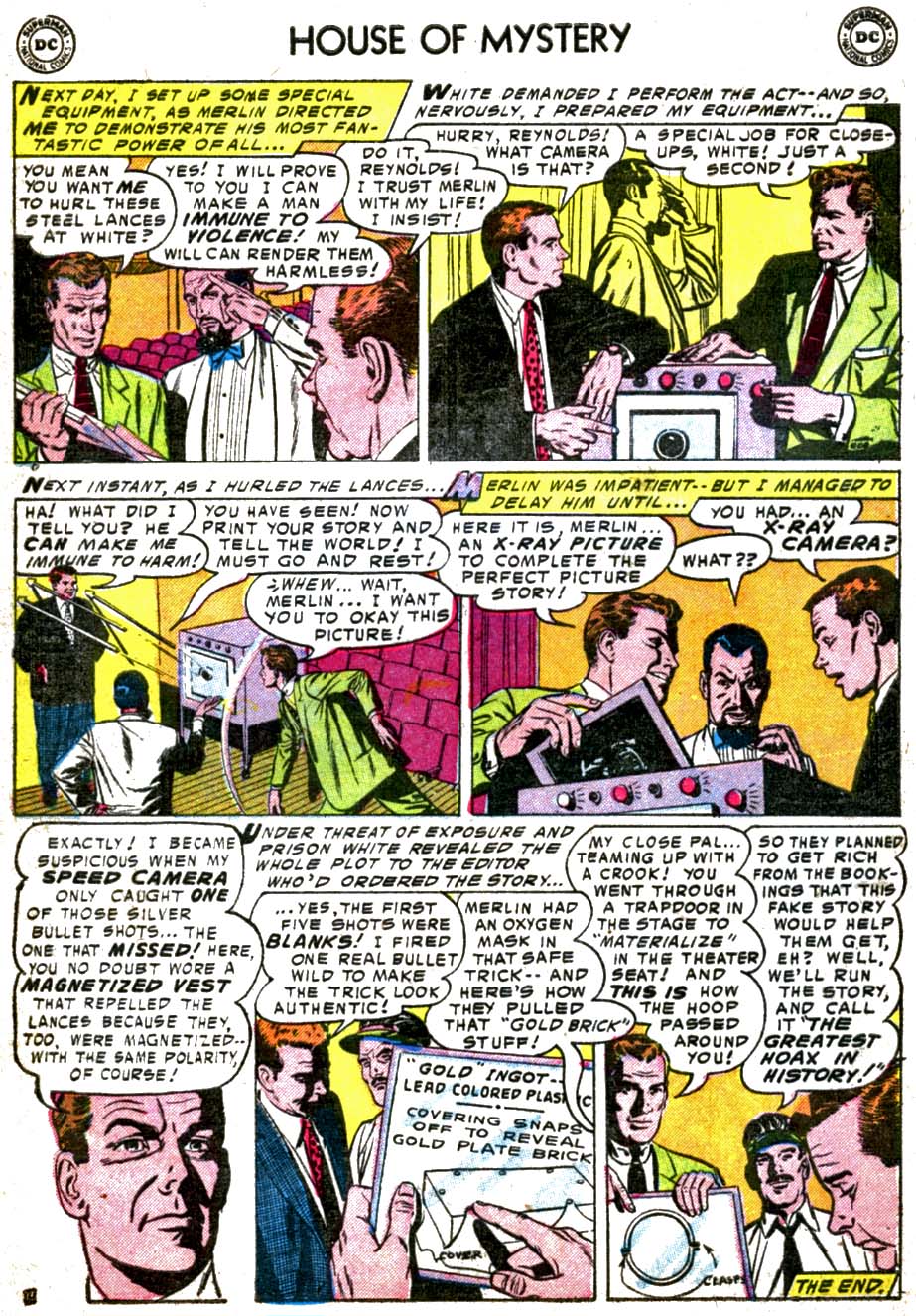 Read online House of Mystery (1951) comic -  Issue #41 - 8