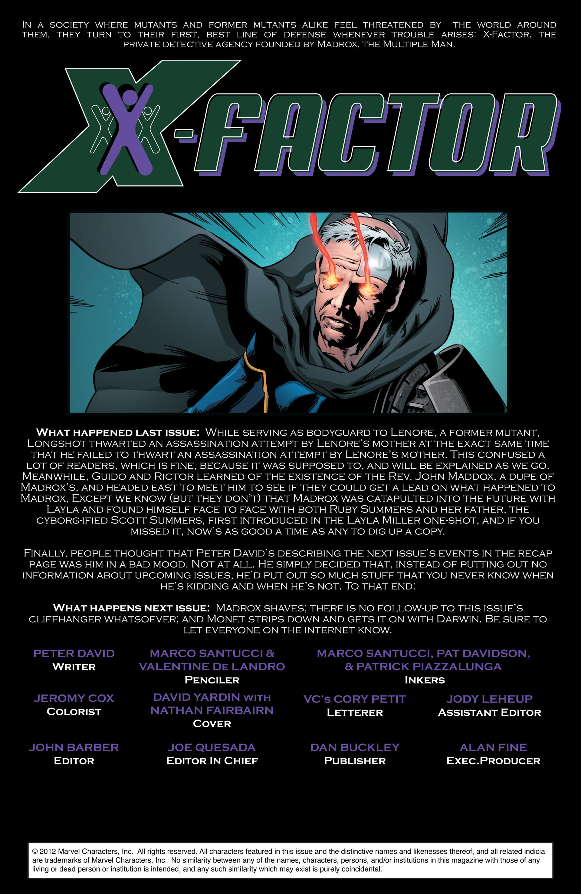 Read online X-Factor (2006) comic -  Issue #43 - 2