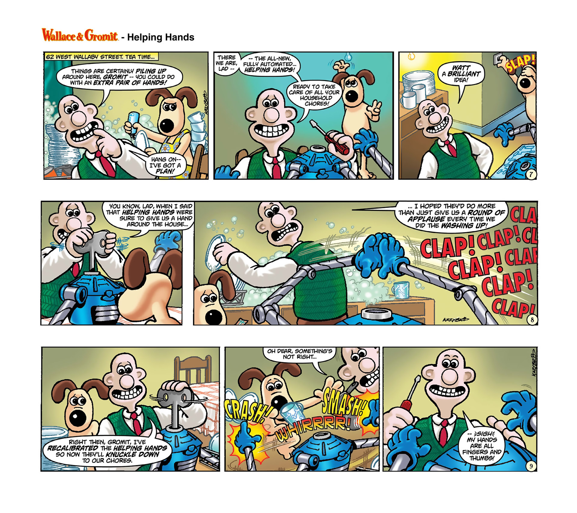 Read online Wallace & Gromit Dailies comic -  Issue #1 - 4