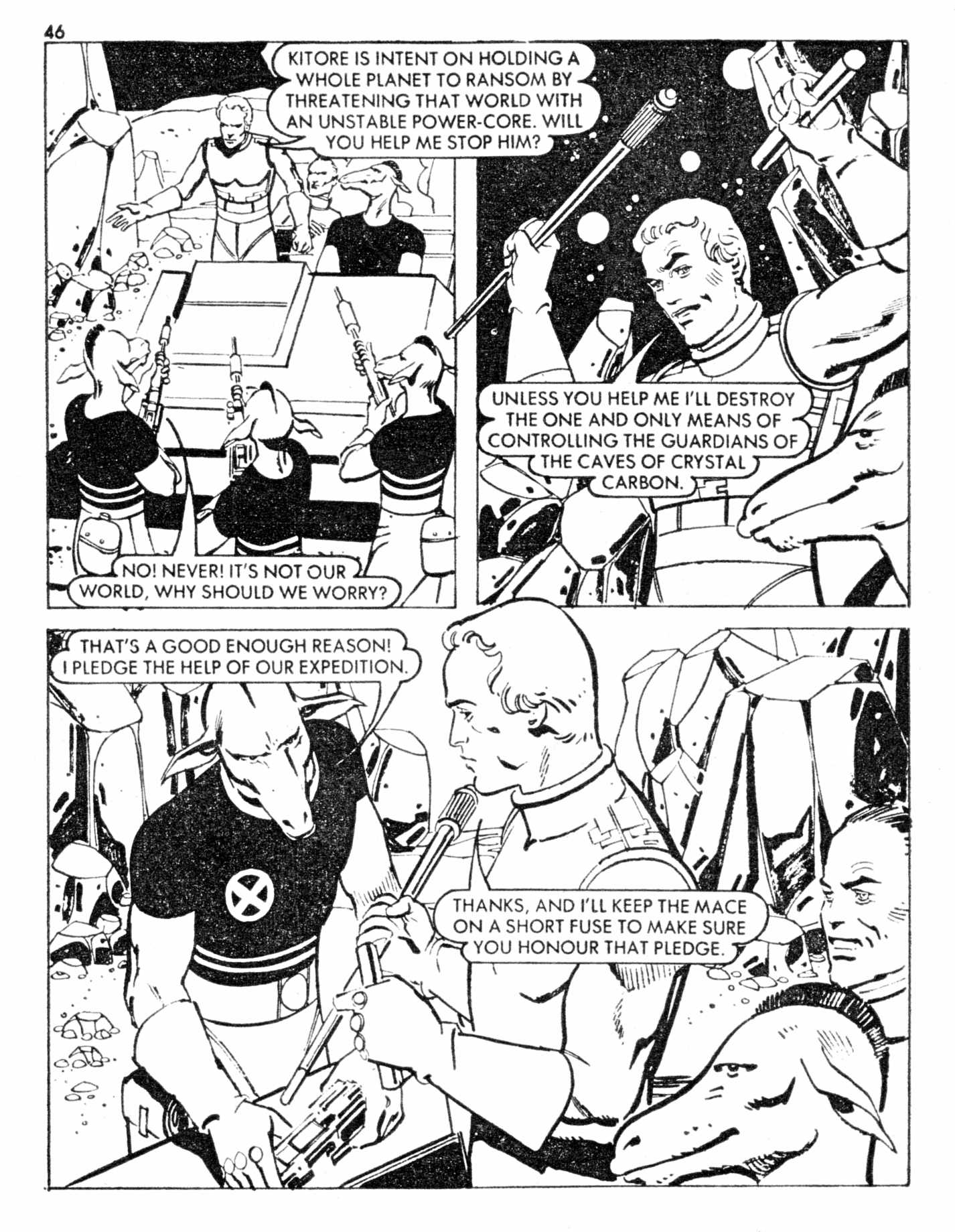 Read online Starblazer comic -  Issue #145 - 46