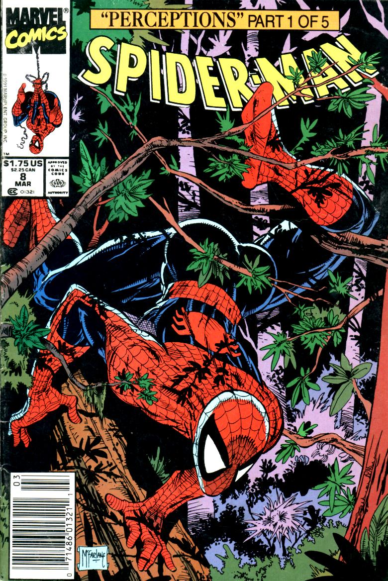Read online Spider-Man (1990) comic -  Issue #8 - Perceptions Part 1 of 5 - 1