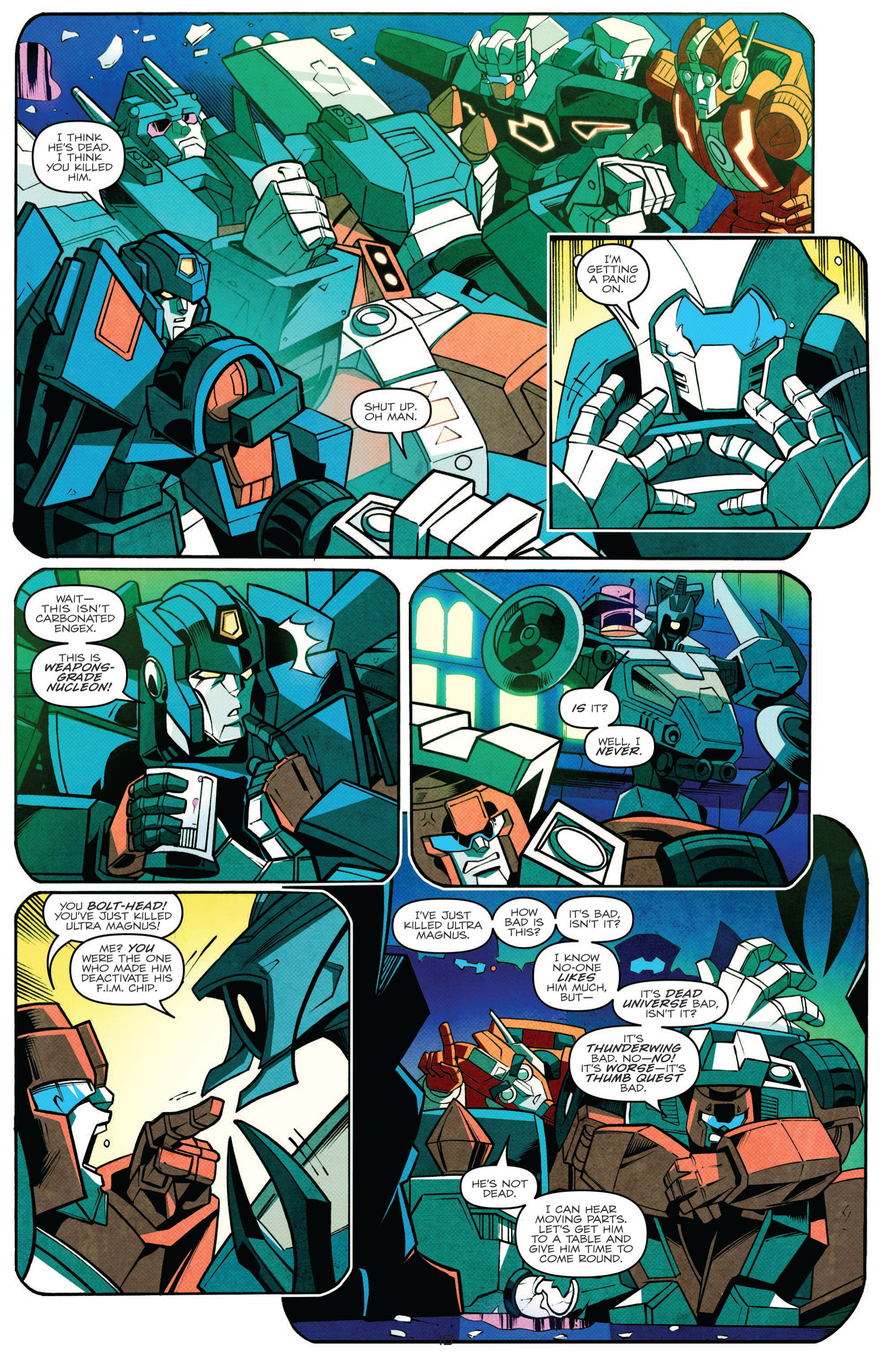 Read online The Transformers: More Than Meets The Eye comic -  Issue #13 - 13