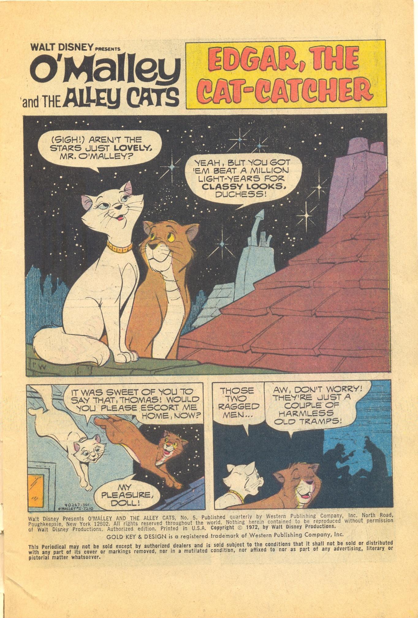 Read online O'Malley and the Alley Cats comic -  Issue #5 - 3